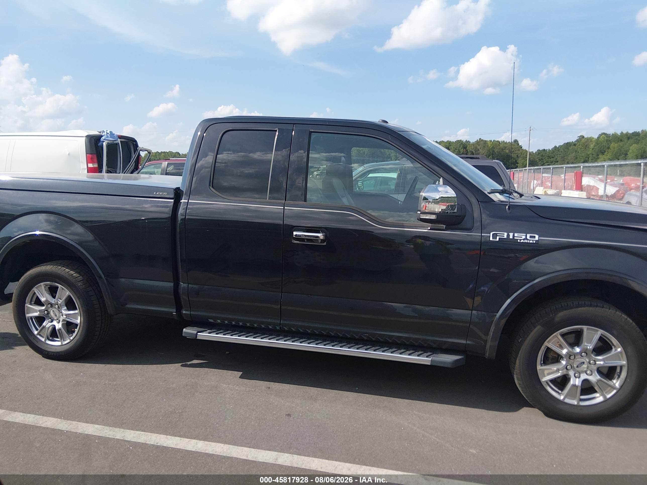 2015 Ford F-150 Lariat Black vin: 1FTEX1CF7FFB79411