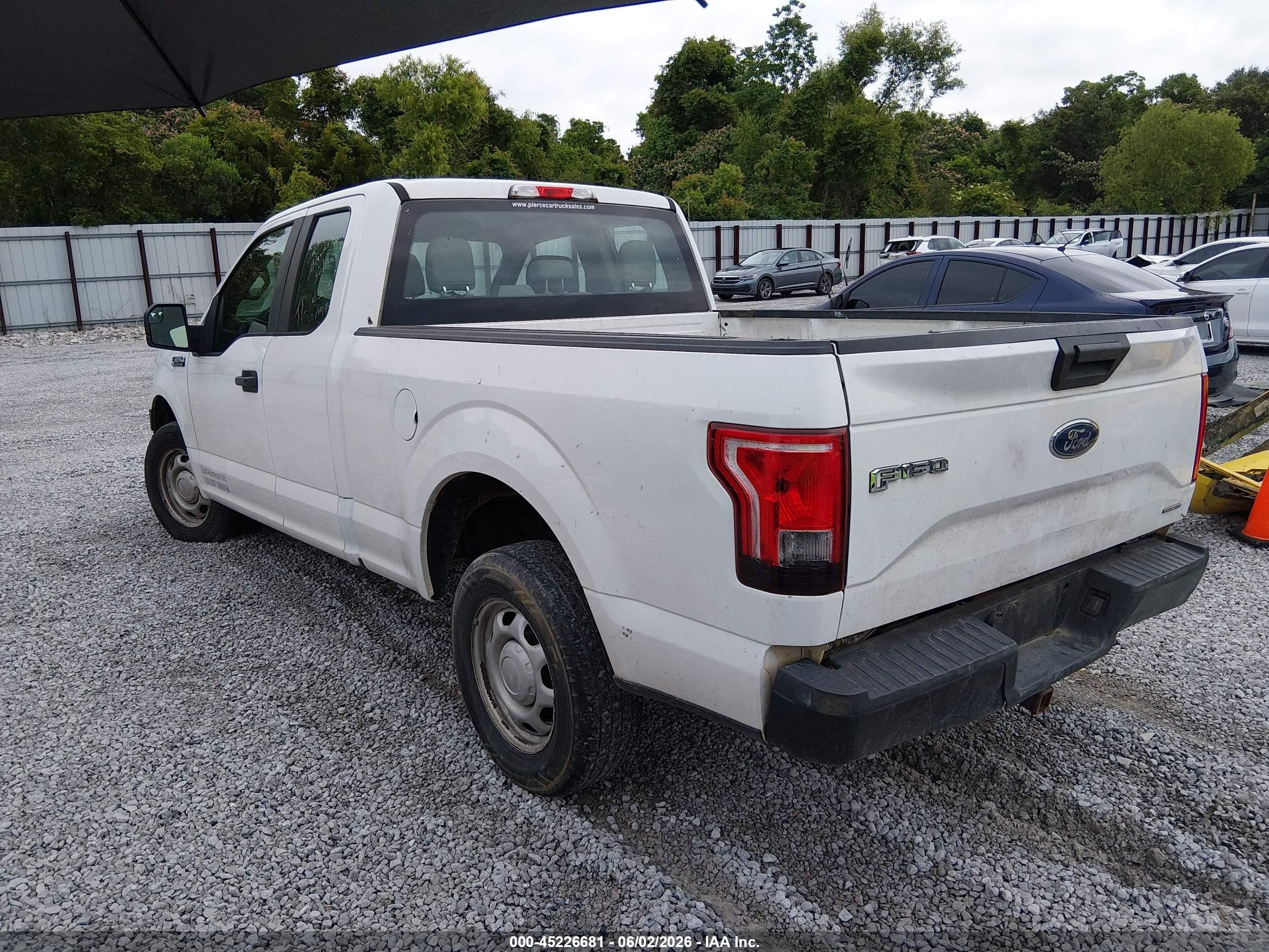 2015 Ford F-150 Xl Белый vin: 1FTEX1CF8FFB13644