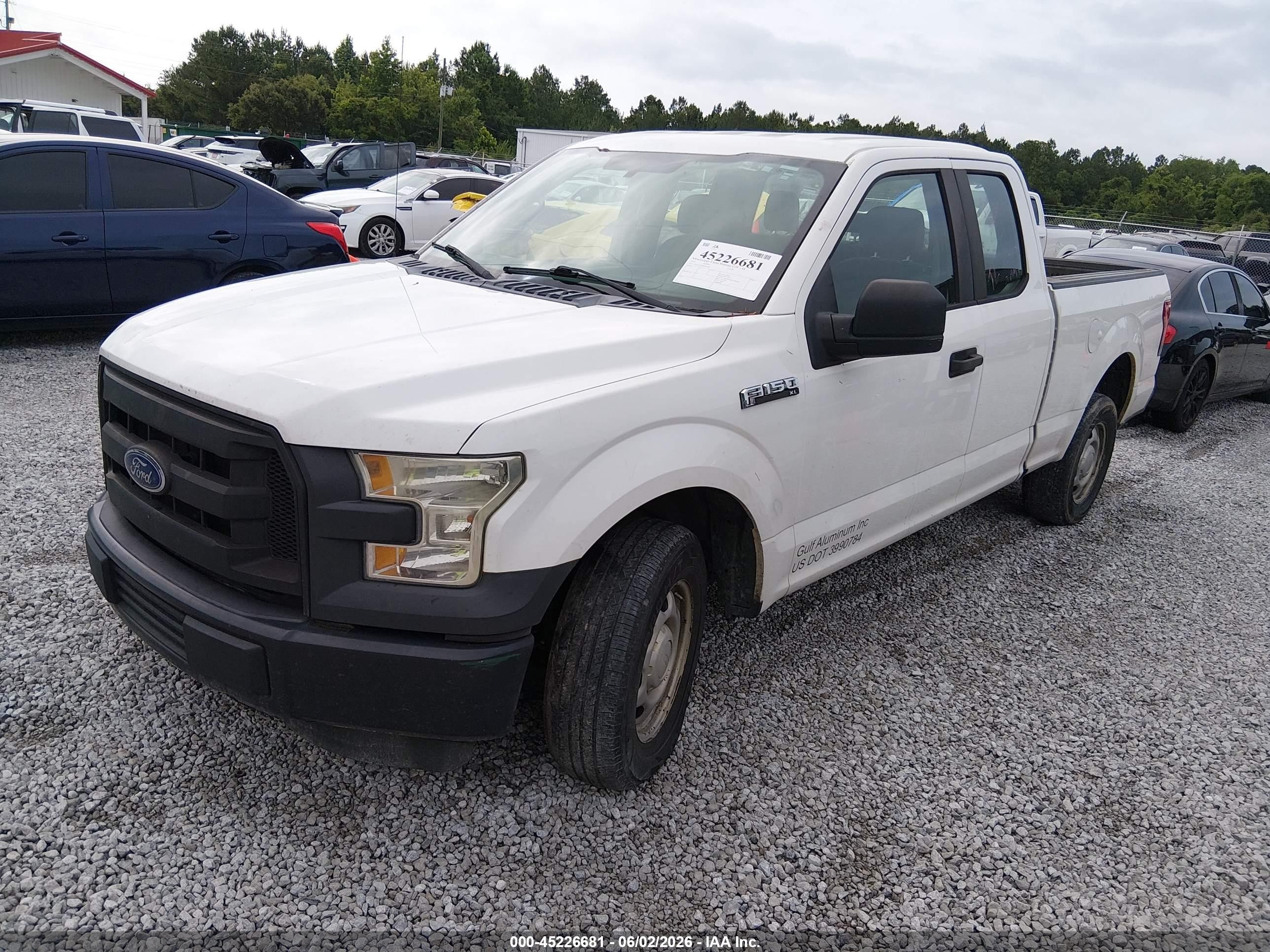 2015 Ford F-150 Xl Белый vin: 1FTEX1CF8FFB13644