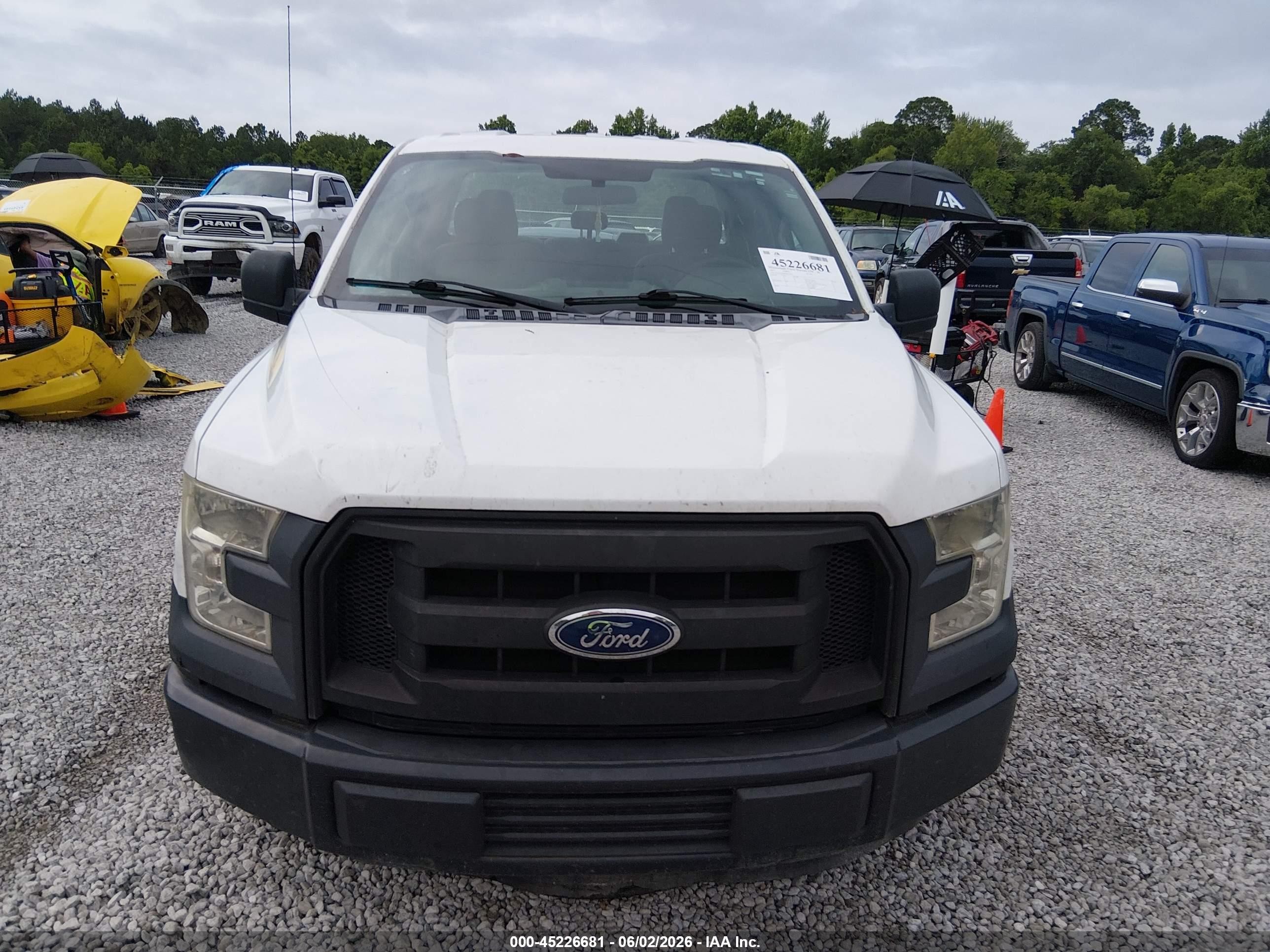 2015 Ford F-150 Xl Белый vin: 1FTEX1CF8FFB13644