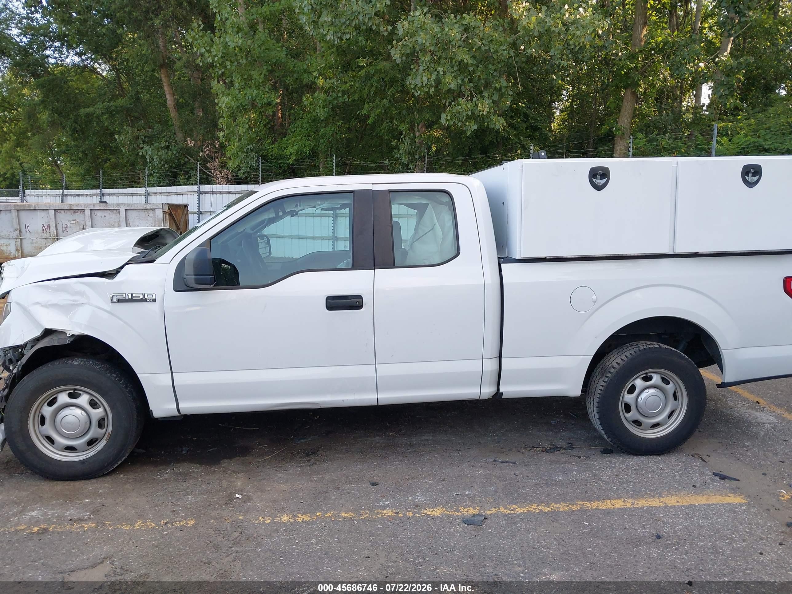 2017 Ford F-150 Xl White vin: 1FTEX1CF8HKE40930