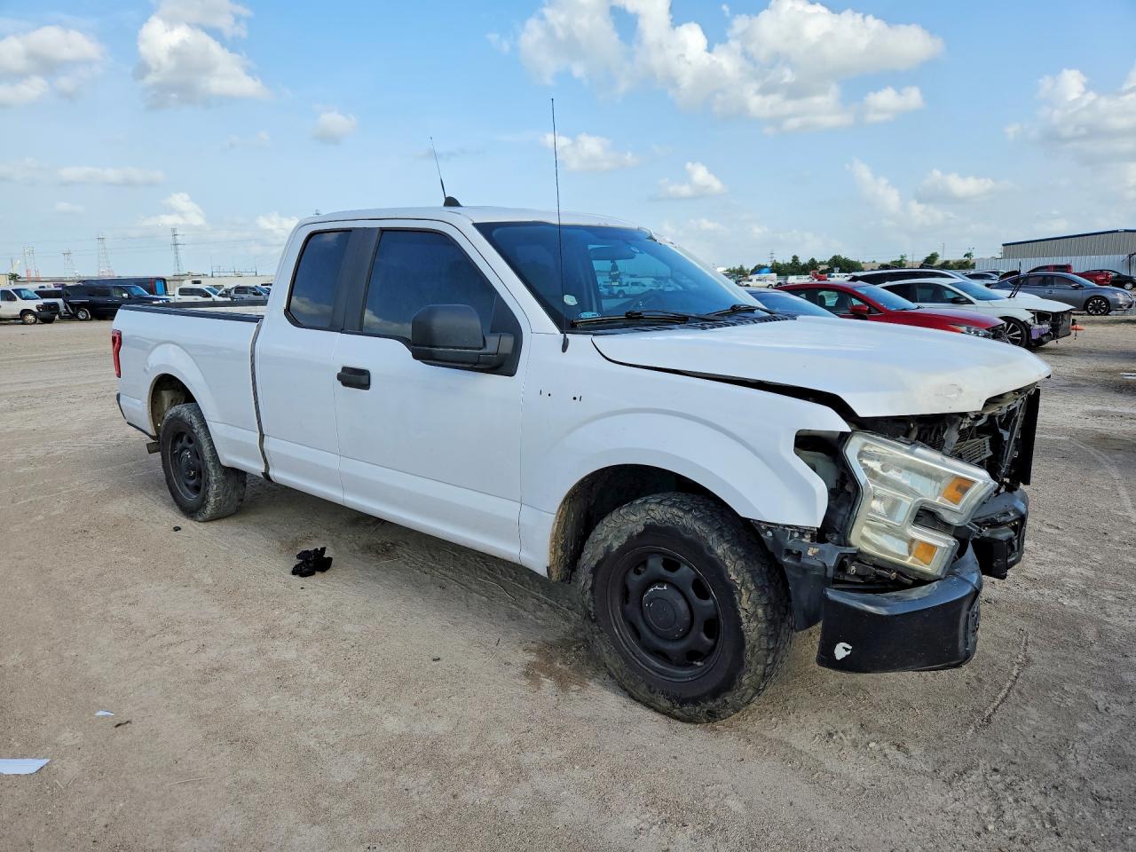 2015 Ford F150 Super Cab Белый vin: 1FTEX1CF9FKD85157