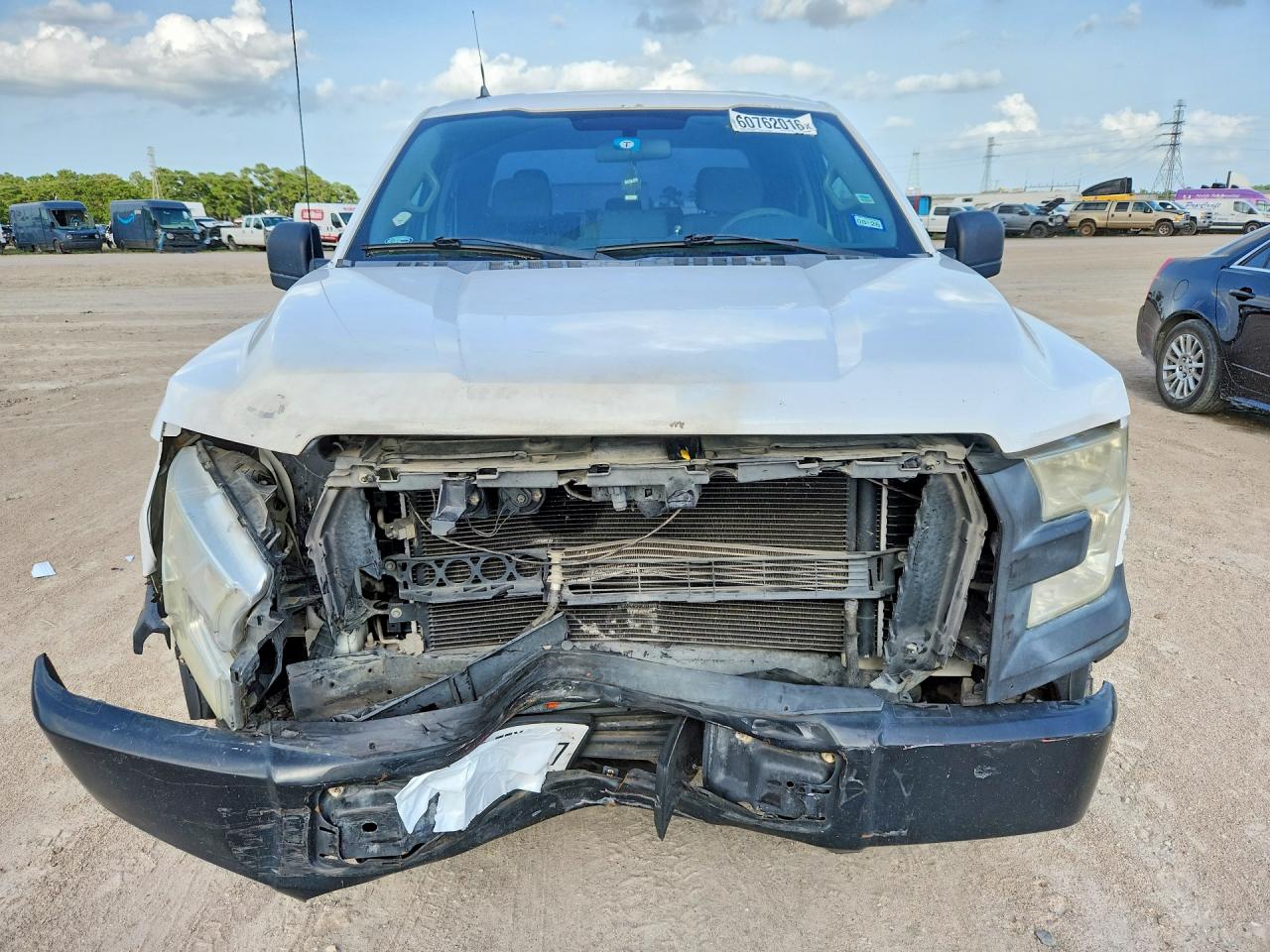 2015 Ford F150 Super Cab Белый vin: 1FTEX1CF9FKD85157