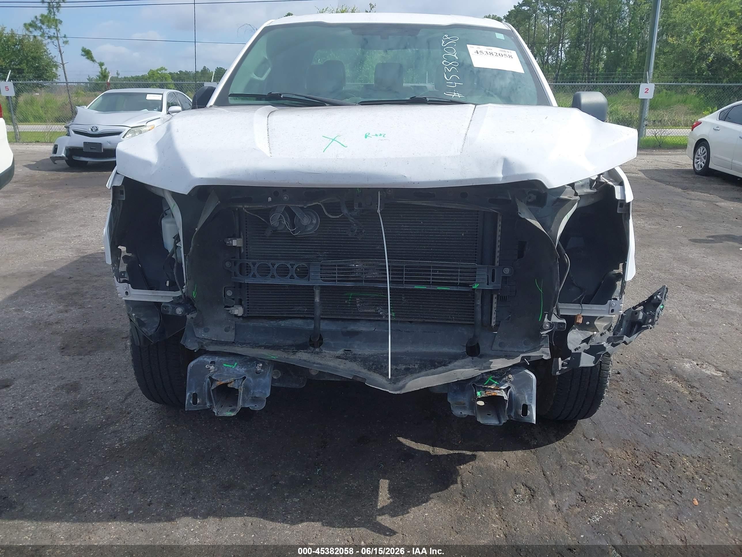 2015 Ford F-150 Xl White vin: 1FTEX1CF9FKE34888