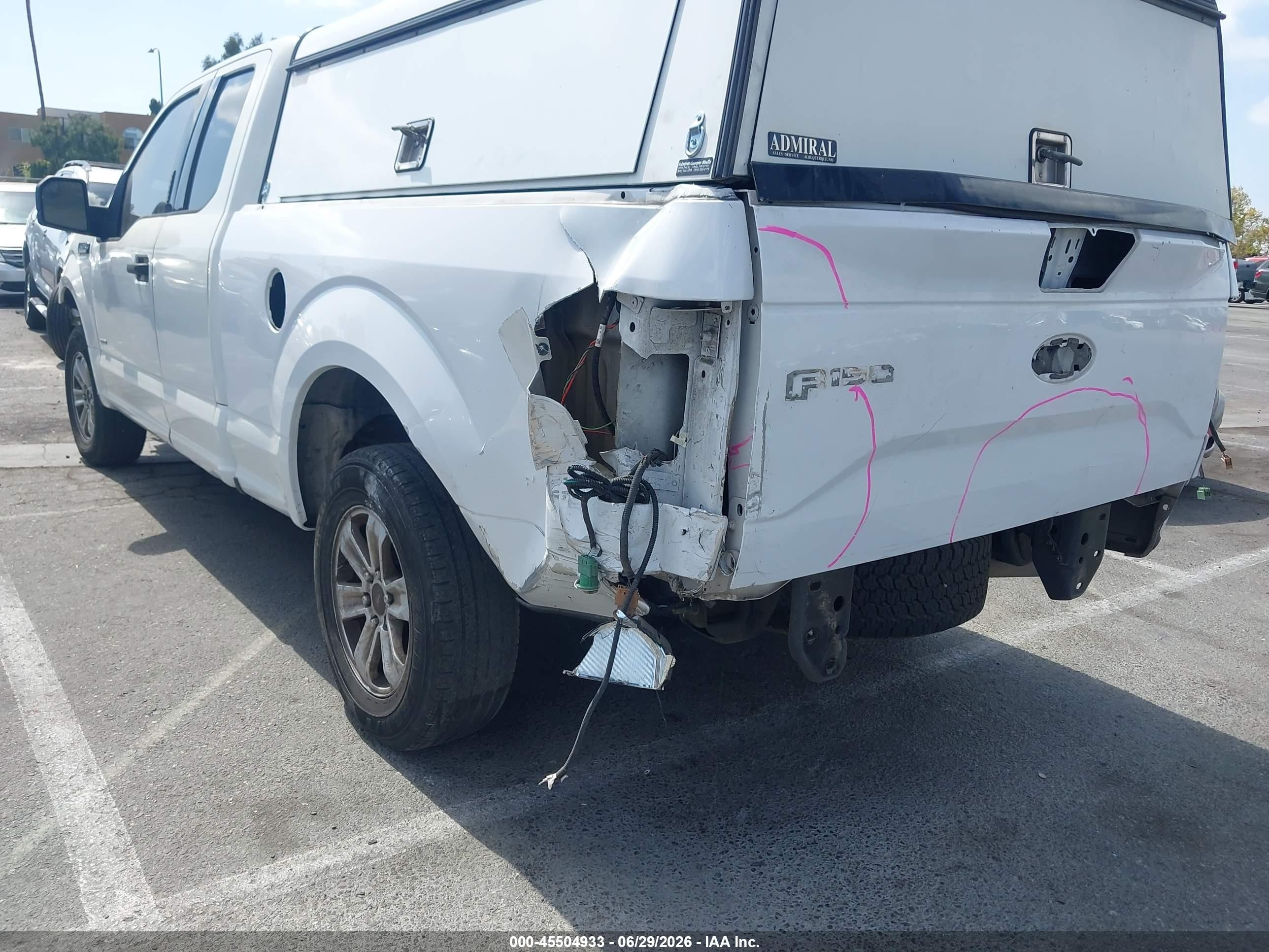 2015 Ford F-150 Lariat/xl/xlt Белый vin: 1FTEX1CG5FKD50706
