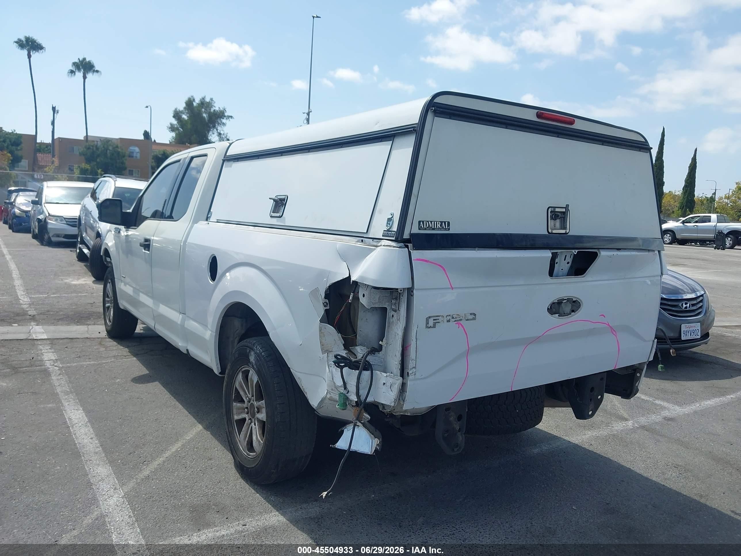 2015 Ford F-150 Lariat/xl/xlt Белый vin: 1FTEX1CG5FKD50706