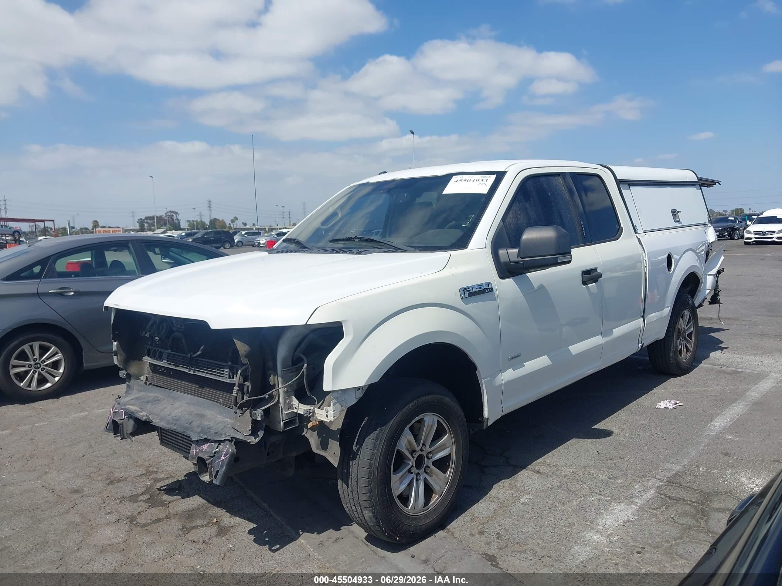 2015 Ford F-150 Lariat/xl/xlt Белый vin: 1FTEX1CG5FKD50706