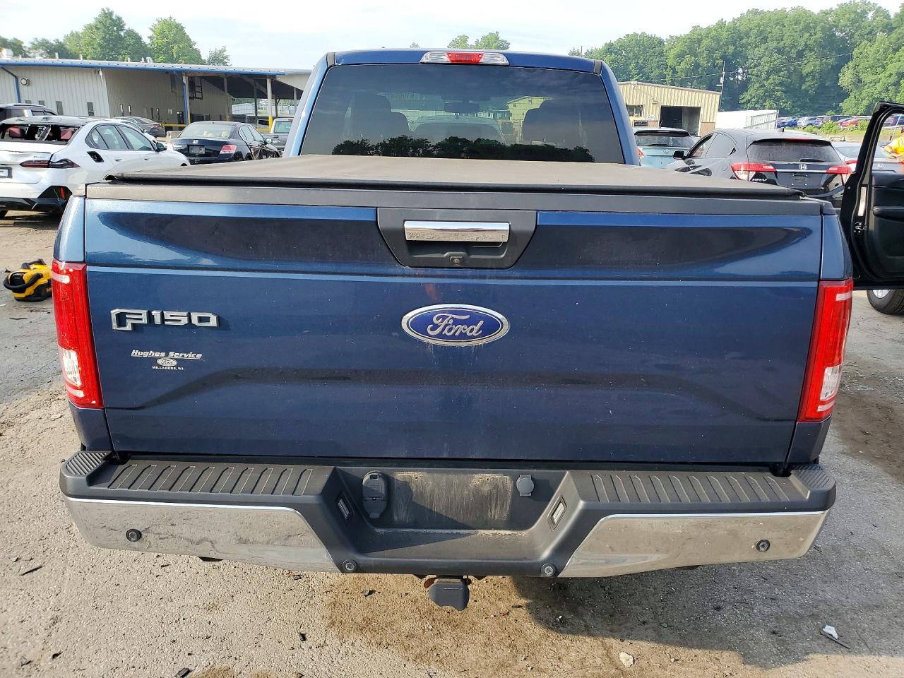 2015 Ford F150 Super Cab Blue vin: 1FTEX1CG9FKE35189