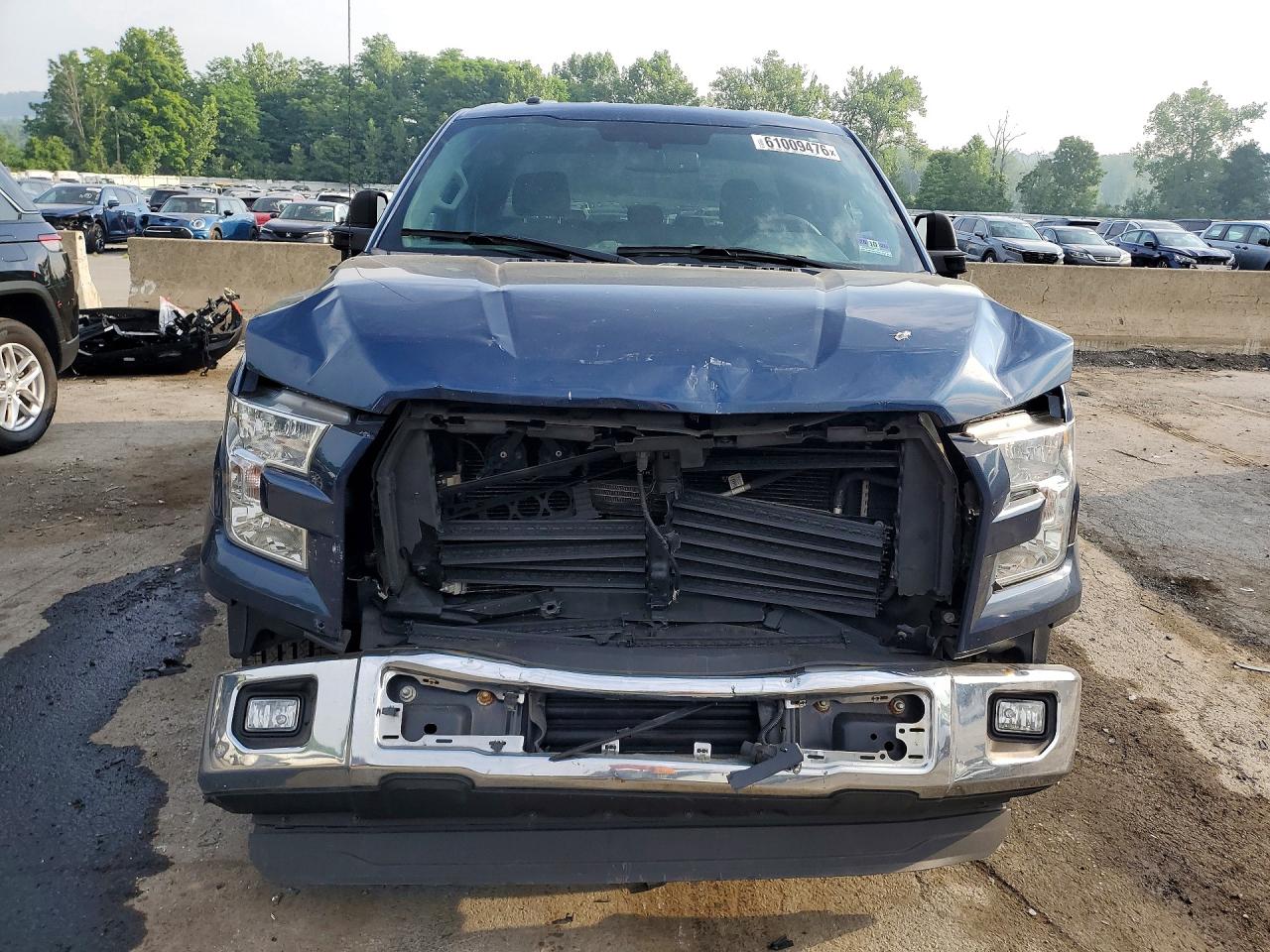 2015 Ford F150 Super Cab Blue vin: 1FTEX1CG9FKE35189