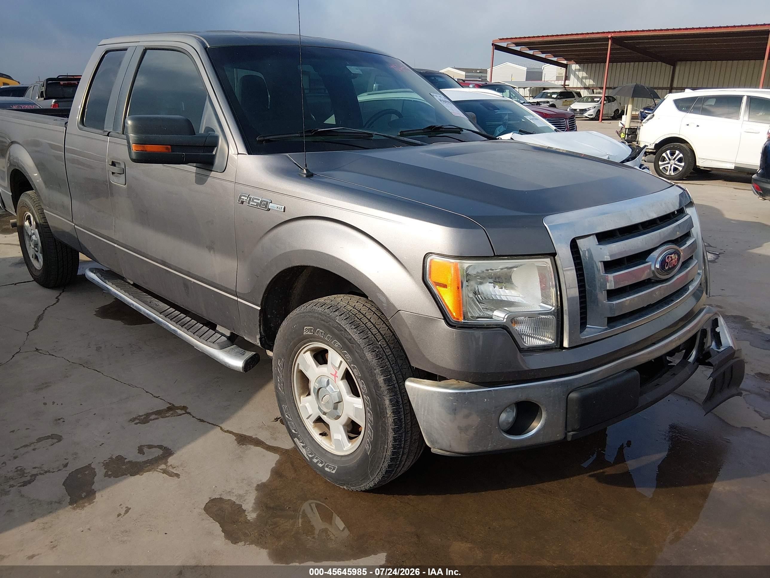 2011 Ford F-150 Xlt Серый vin: 1FTEX1CM0BFD09876