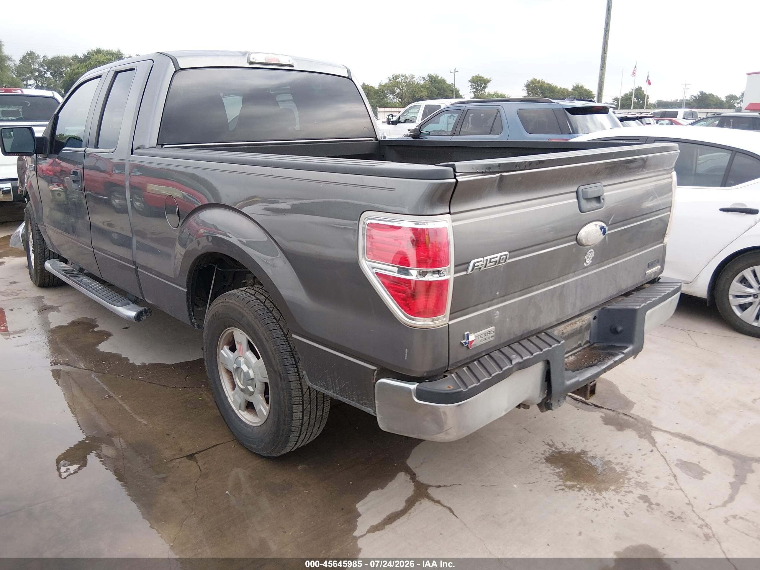 2011 Ford F-150 Xlt Gray vin: 1FTEX1CM0BFD09876
