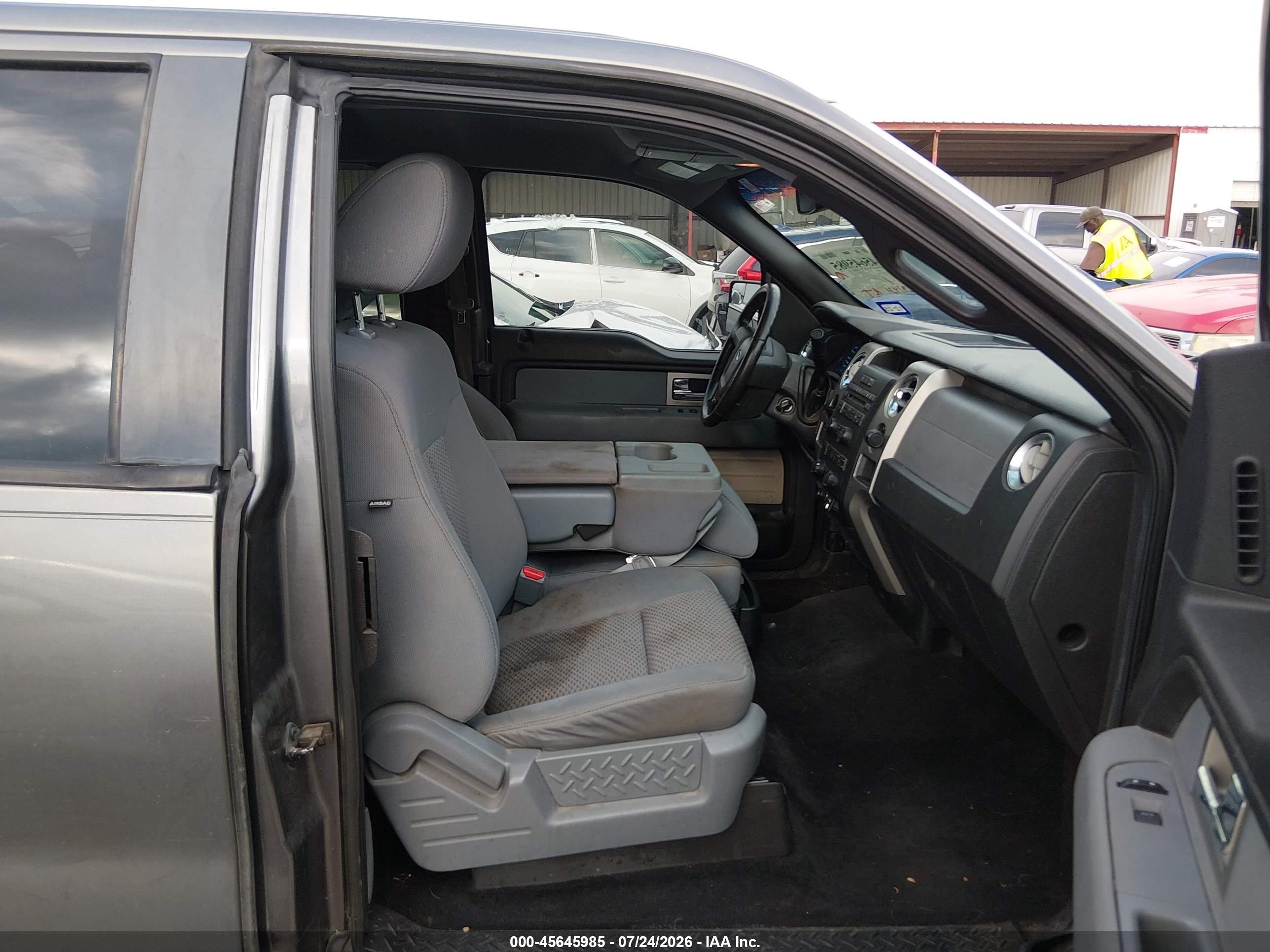 2011 Ford F-150 Xlt Gray vin: 1FTEX1CM0BFD09876