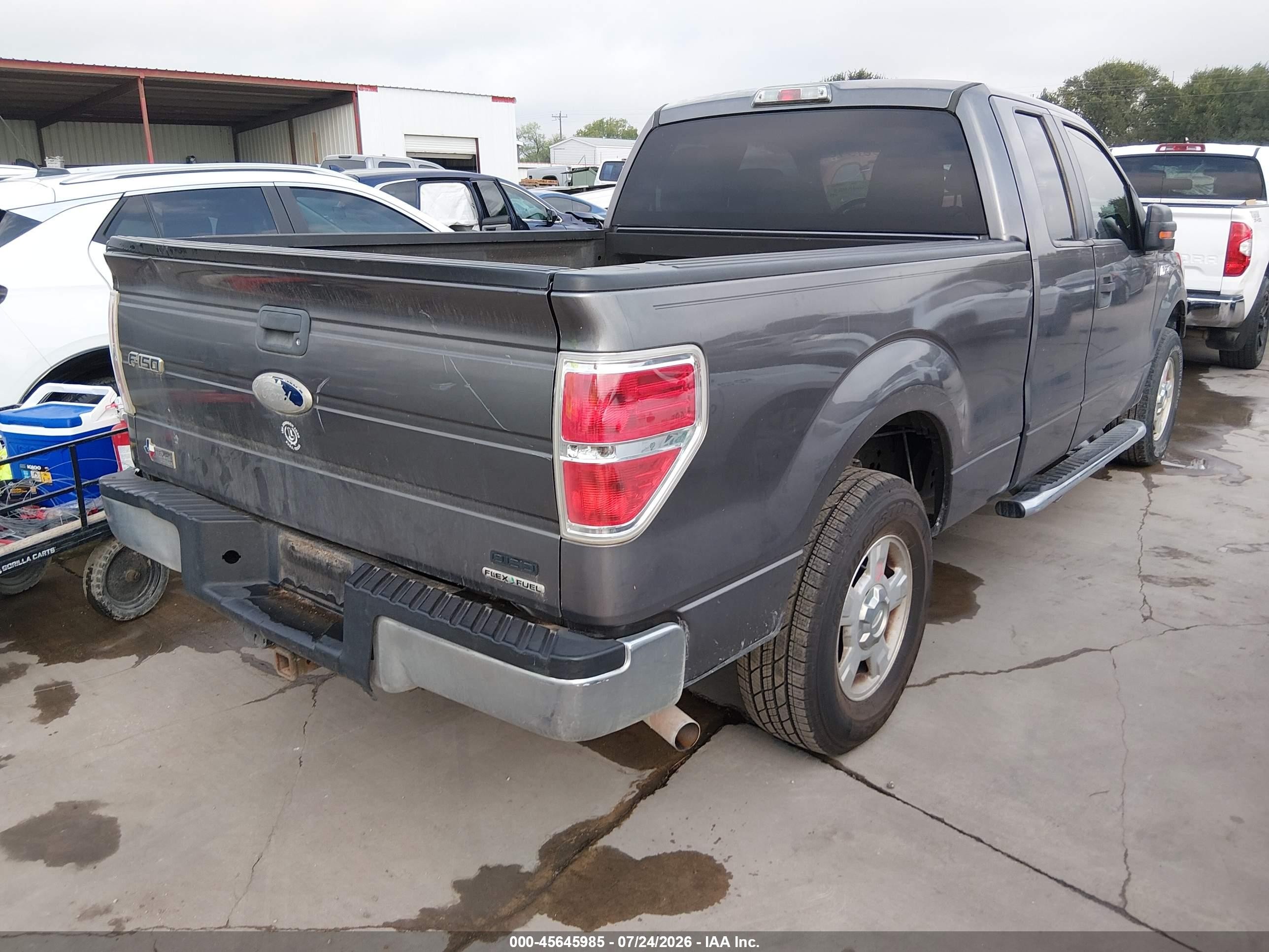 2011 Ford F-150 Xlt Gray vin: 1FTEX1CM0BFD09876