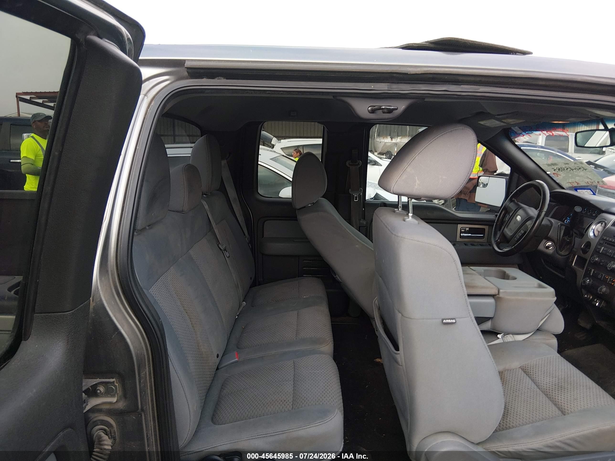 2011 Ford F-150 Xlt Gray vin: 1FTEX1CM0BFD09876