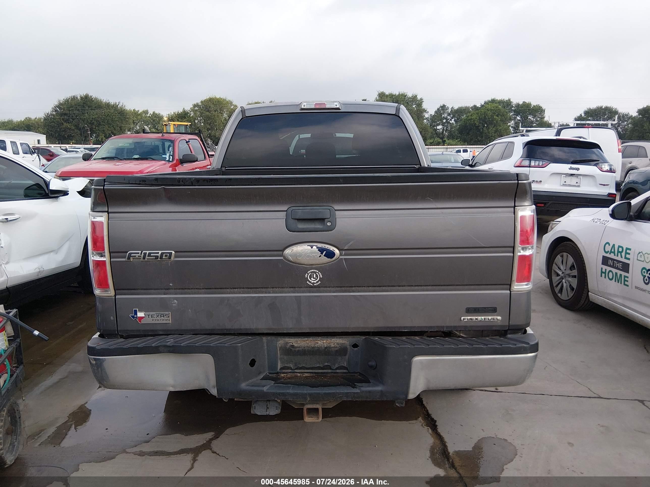 2011 Ford F-150 Xlt Gray vin: 1FTEX1CM0BFD09876