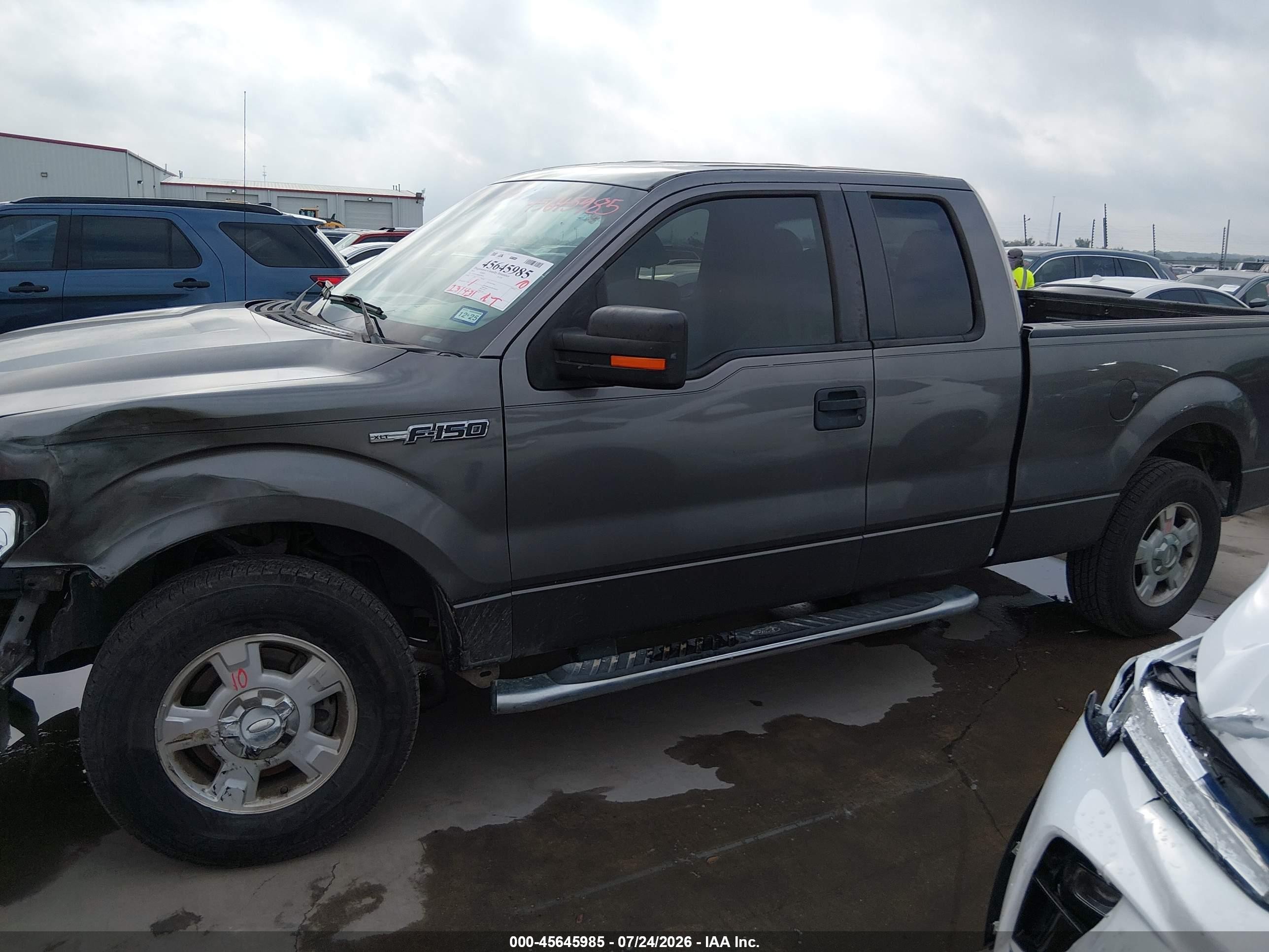 2011 Ford F-150 Xlt Gray vin: 1FTEX1CM0BFD09876