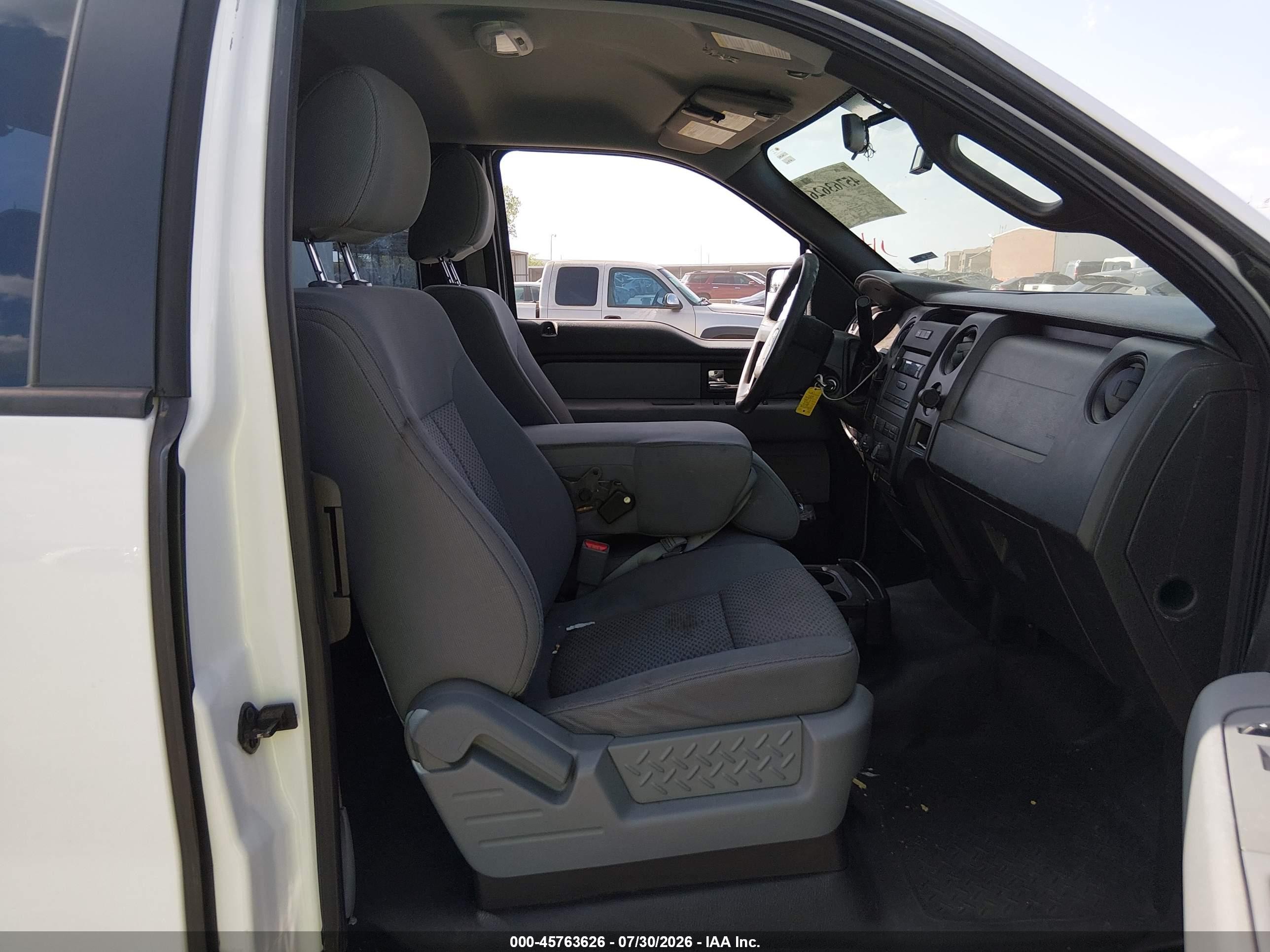 2012 Ford F-150 Xl White vin: 1FTEX1CM0CFA46371