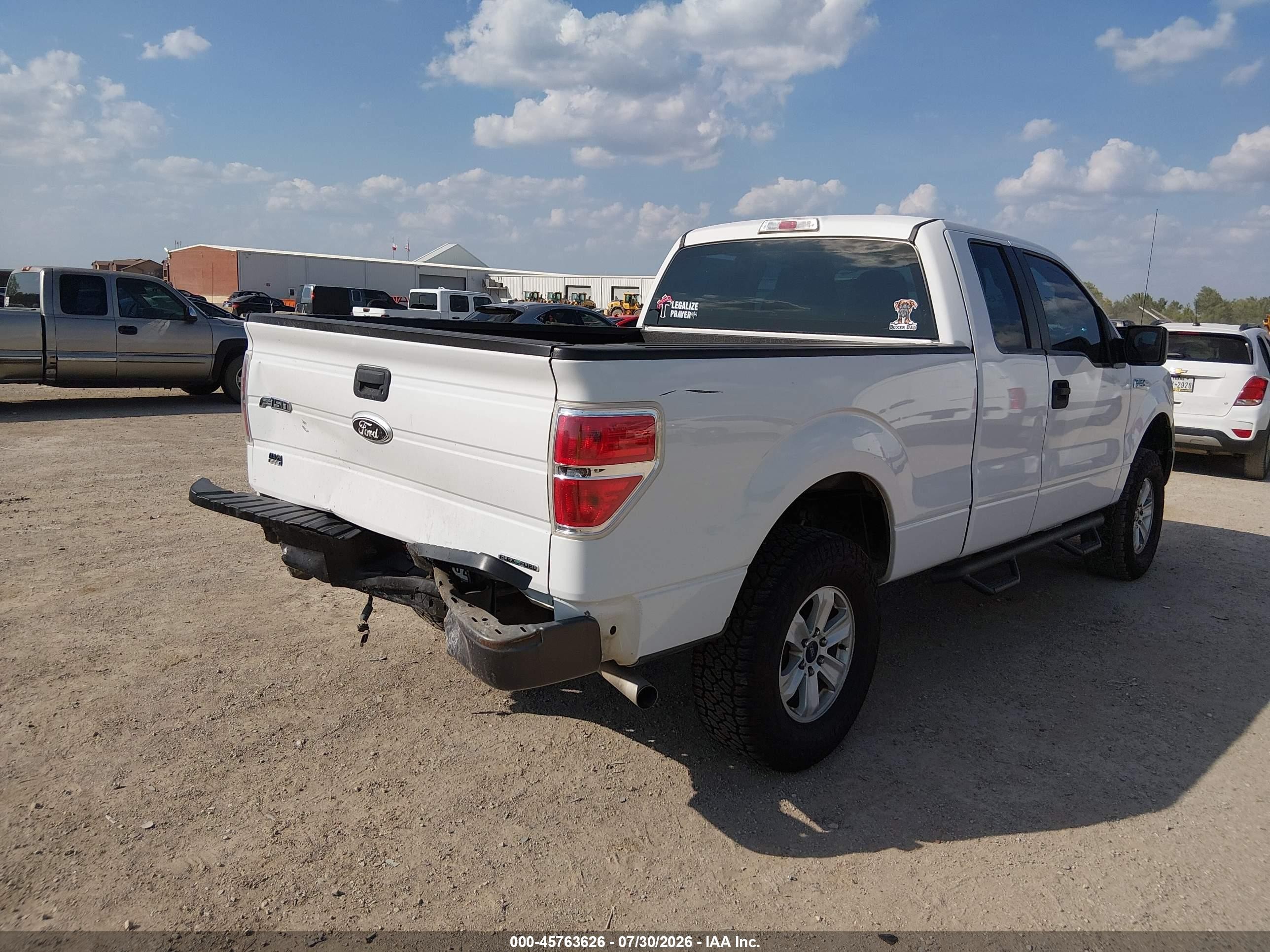2012 Ford F-150 Xl White vin: 1FTEX1CM0CFA46371