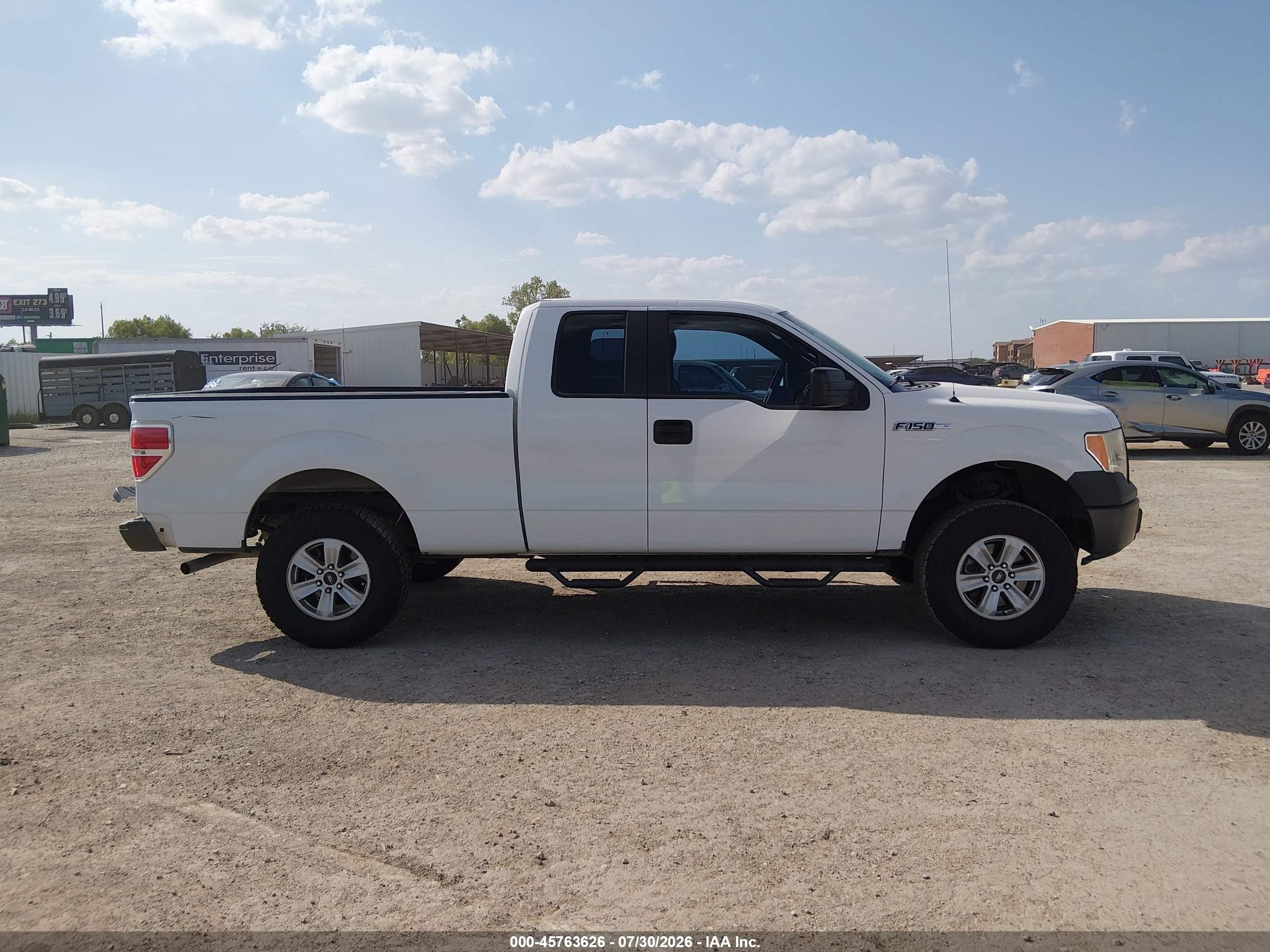 2012 Ford F-150 Xl White vin: 1FTEX1CM0CFA46371