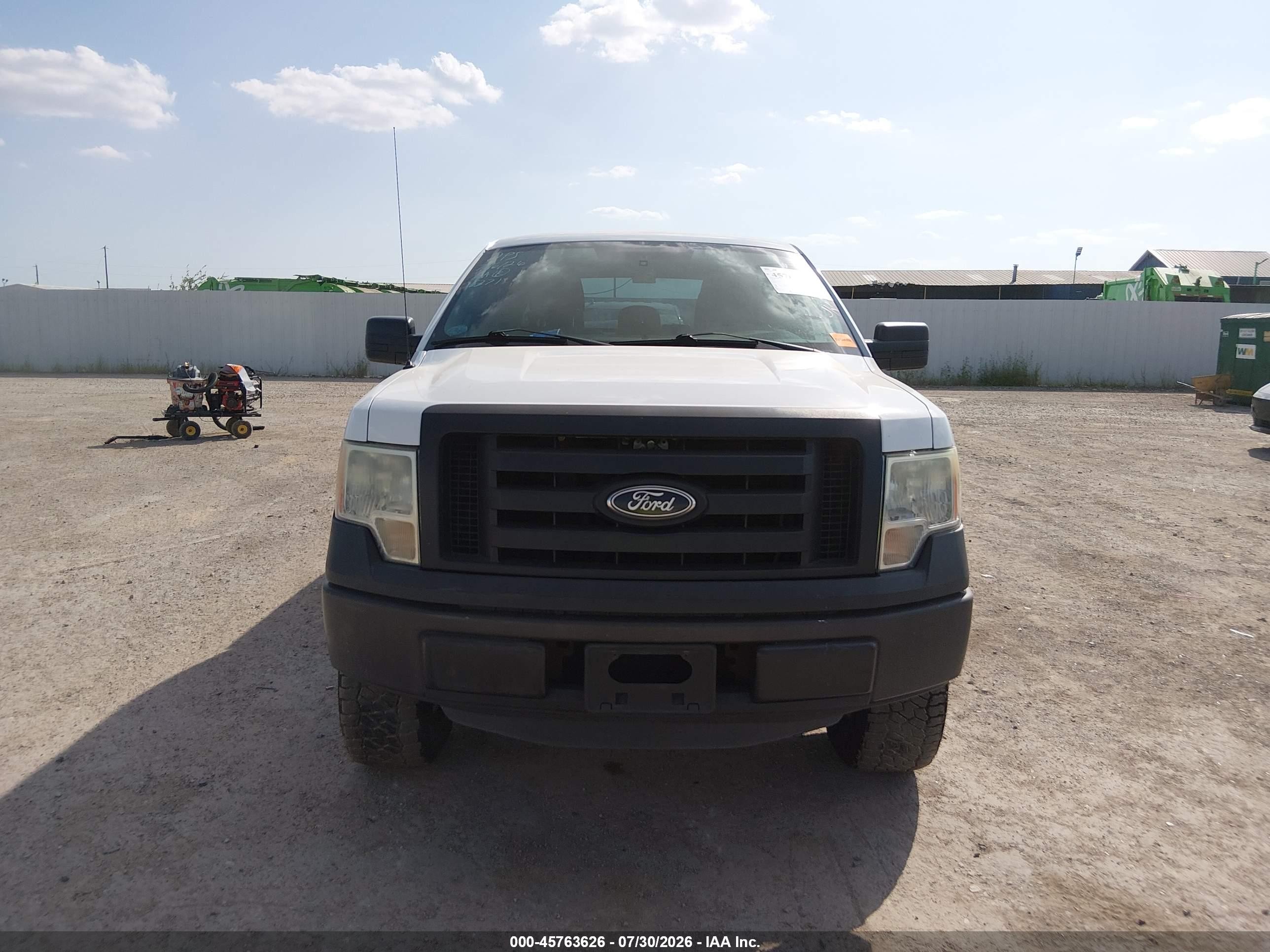 2012 Ford F-150 Xl White vin: 1FTEX1CM0CFA46371