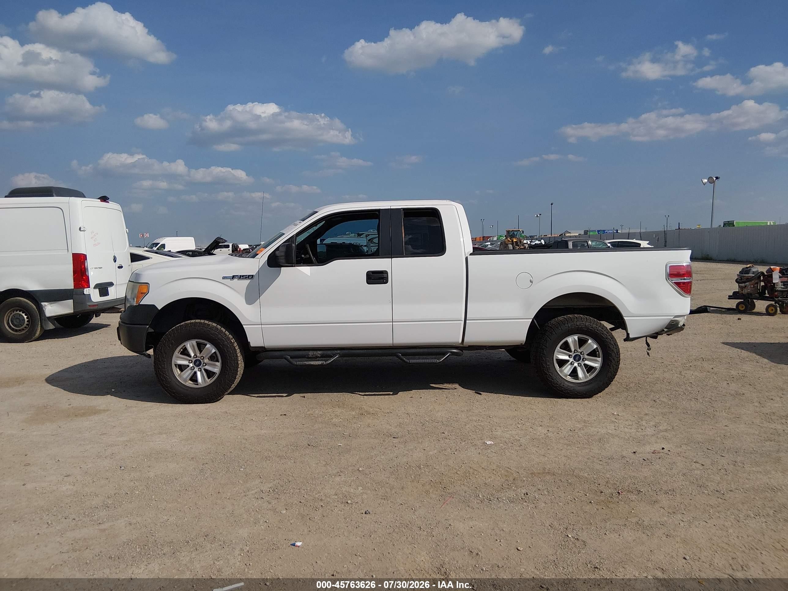 2012 Ford F-150 Xl White vin: 1FTEX1CM0CFA46371