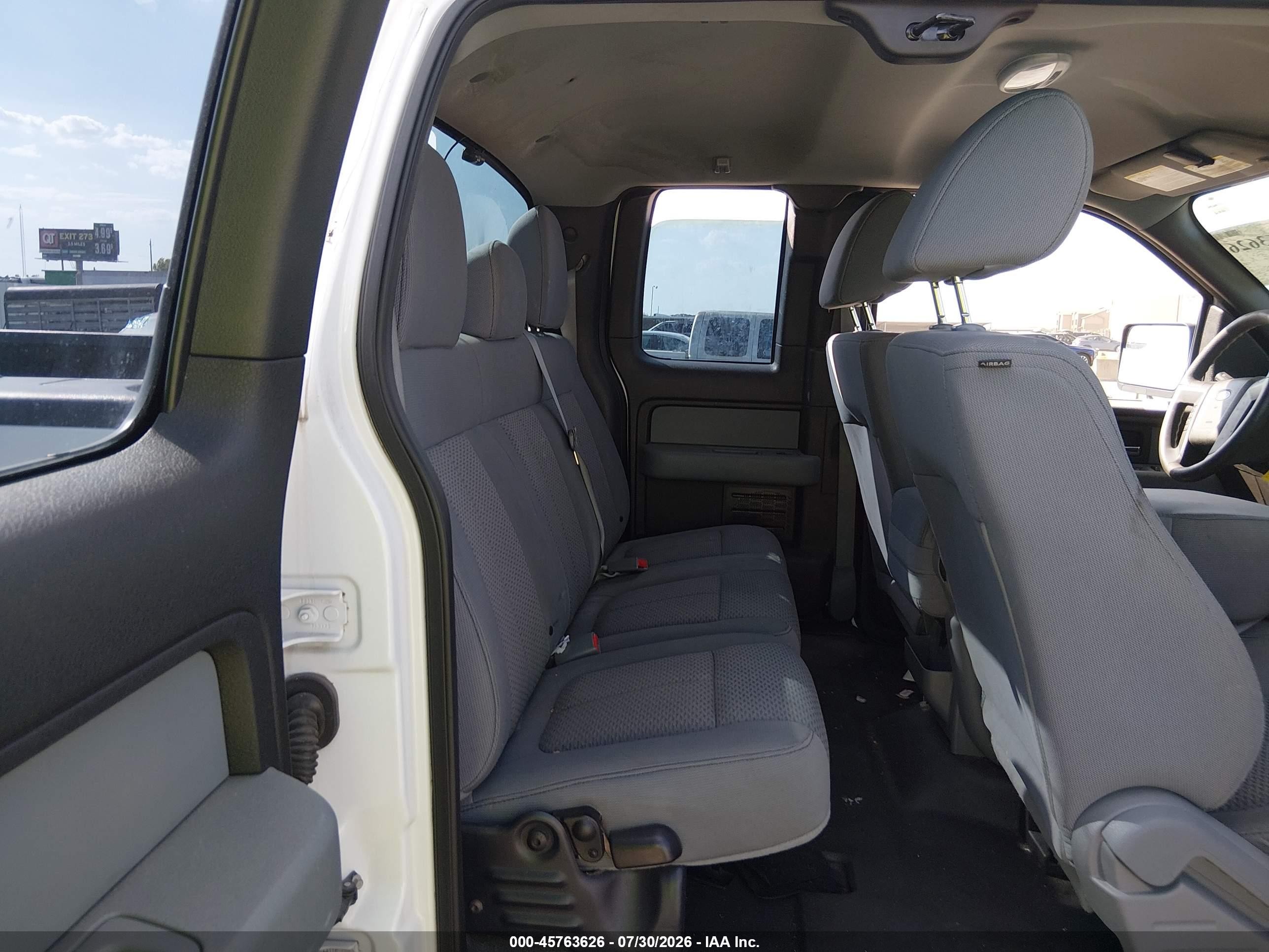 2012 Ford F-150 Xl White vin: 1FTEX1CM0CFA46371