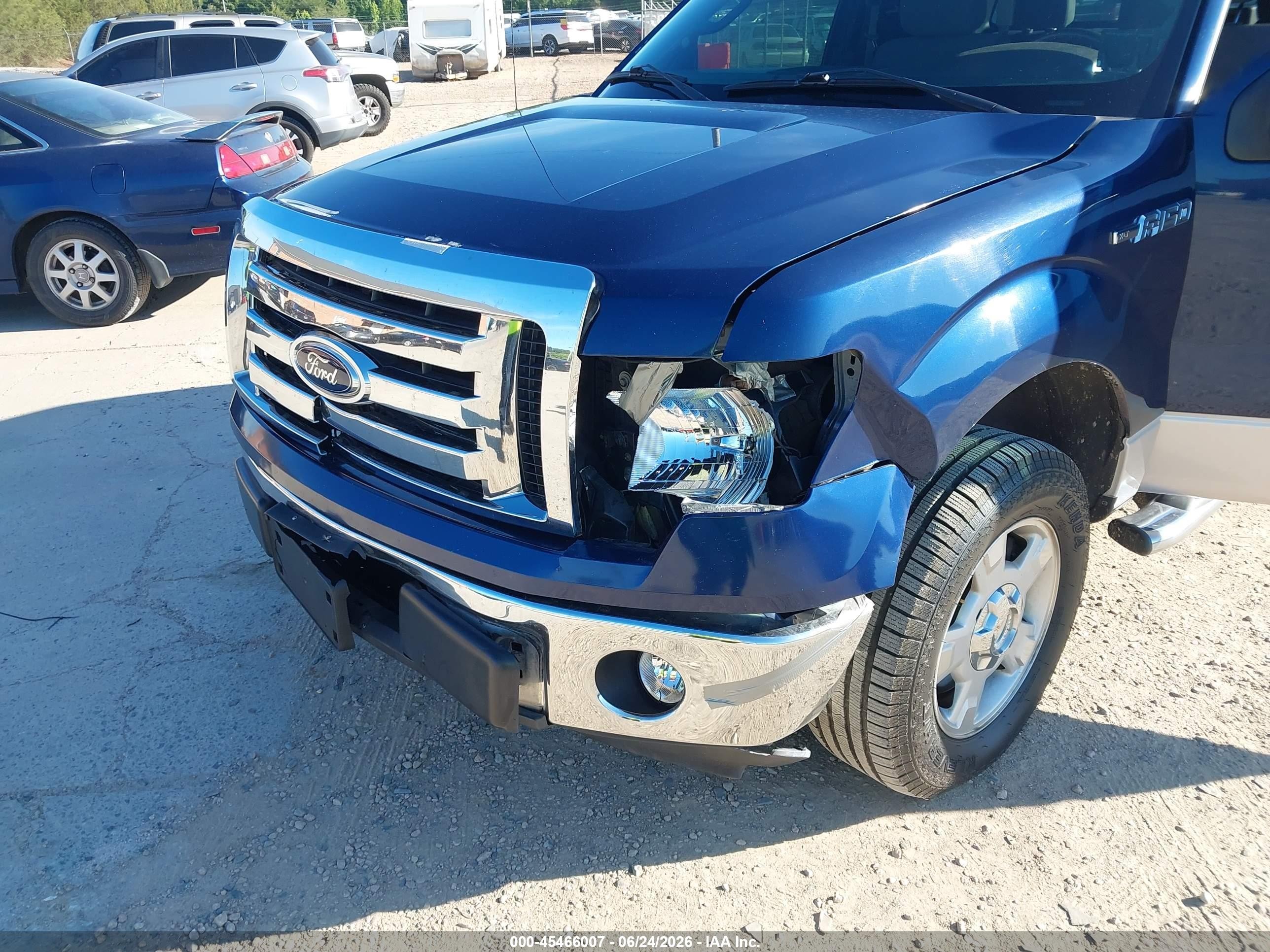 2012 Ford F-150 Stx/xl/xlt Blue vin: 1FTEX1CM0CFC00190