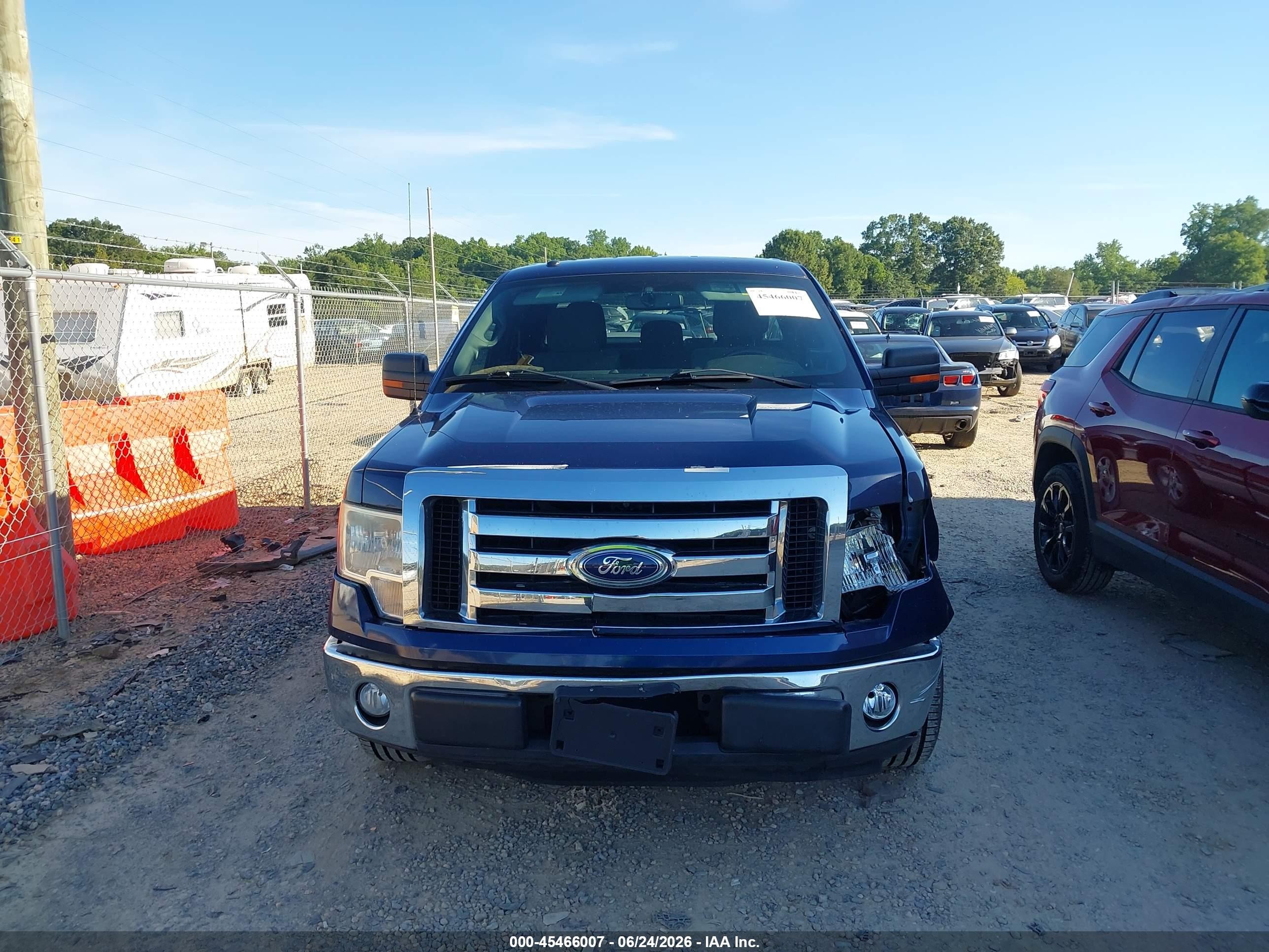 2012 Ford F-150 Stx/xl/xlt Blue vin: 1FTEX1CM0CFC00190
