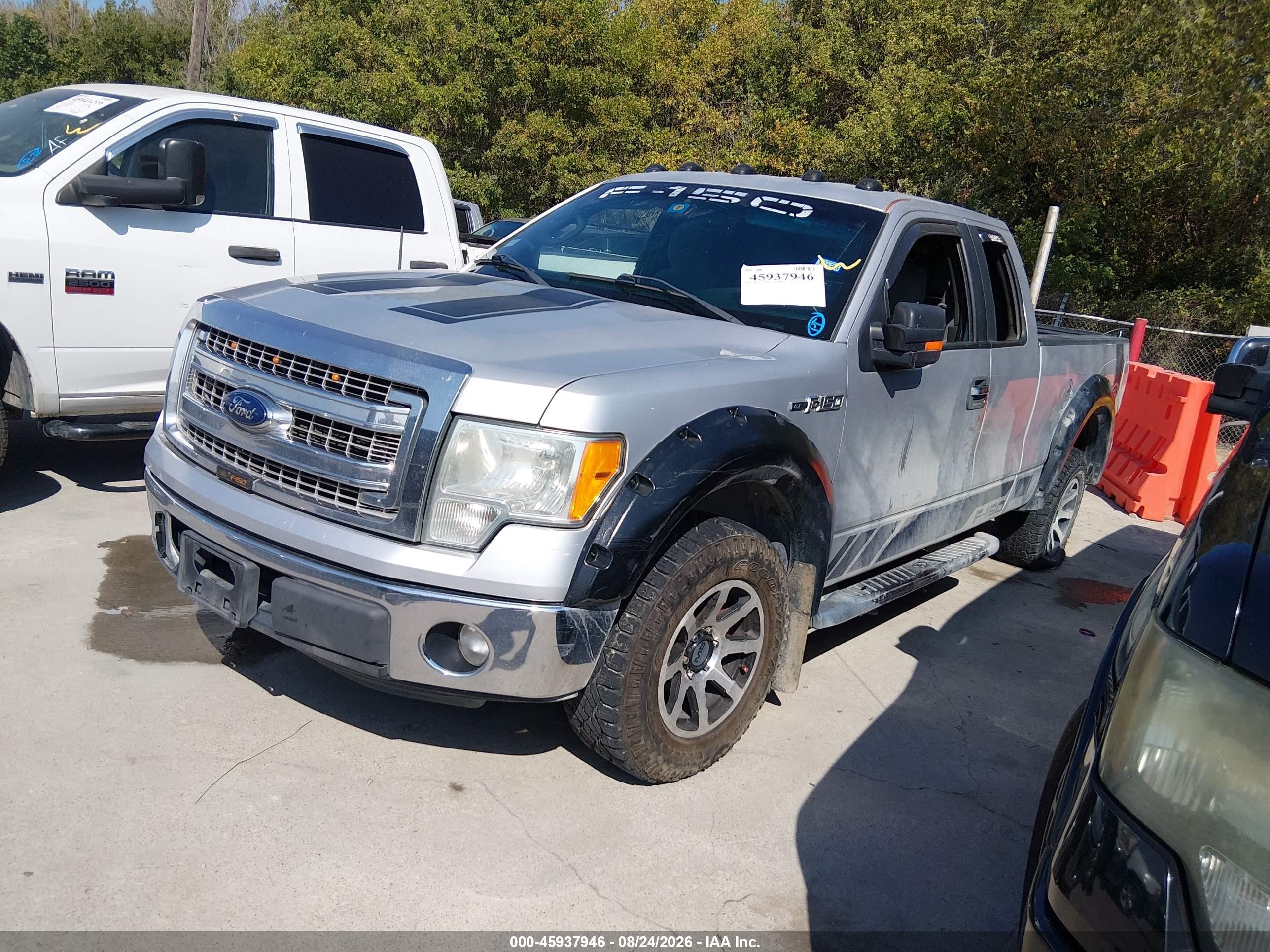 2013 Ford F-150 Xlt Silver vin: 1FTEX1CM0DKG47658