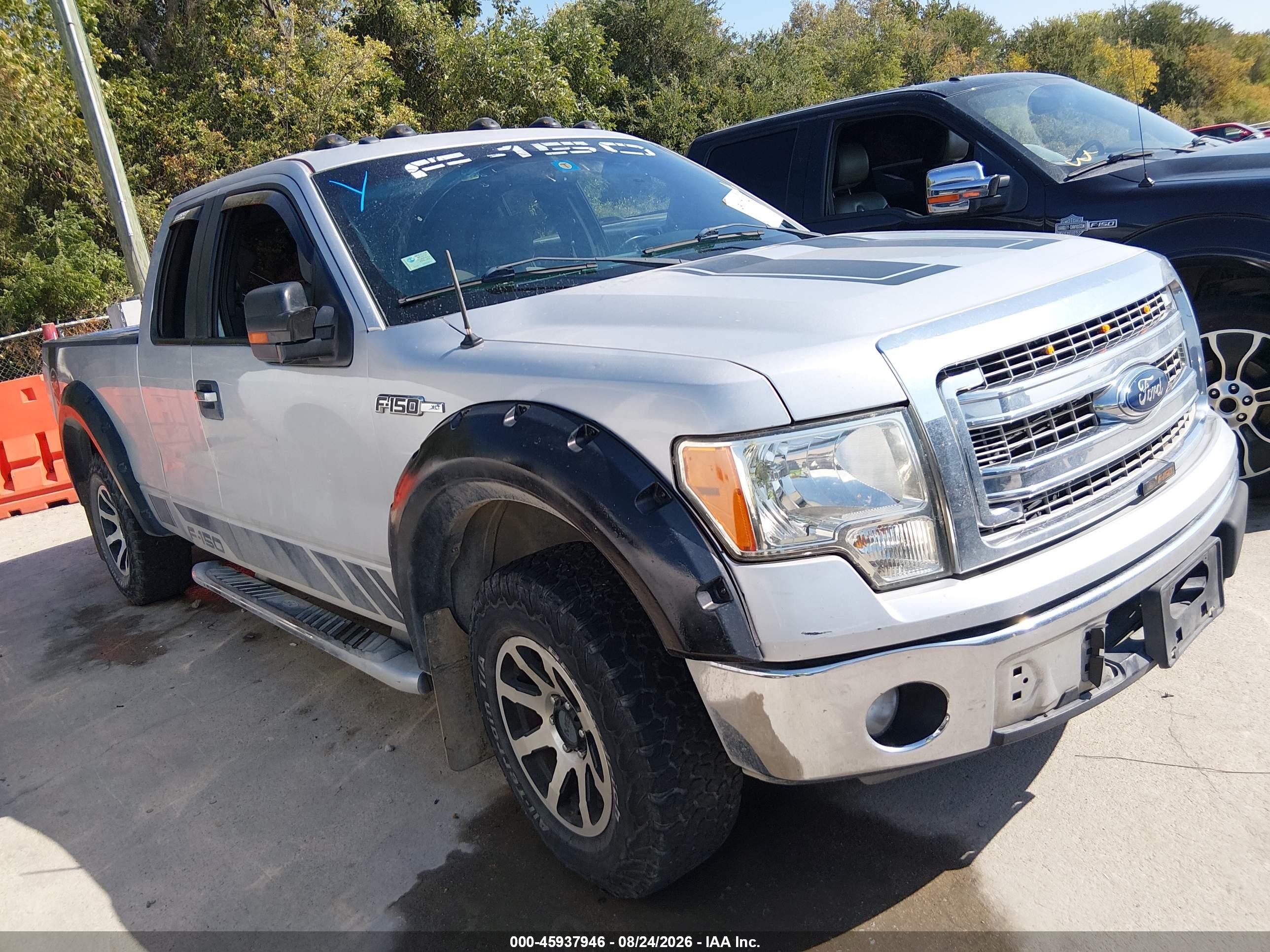 2013 Ford F-150 Xlt Silver vin: 1FTEX1CM0DKG47658
