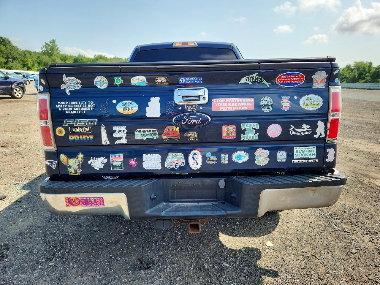 2014 Ford F150 Super Cab Blue vin: 1FTEX1CM0EFA24776