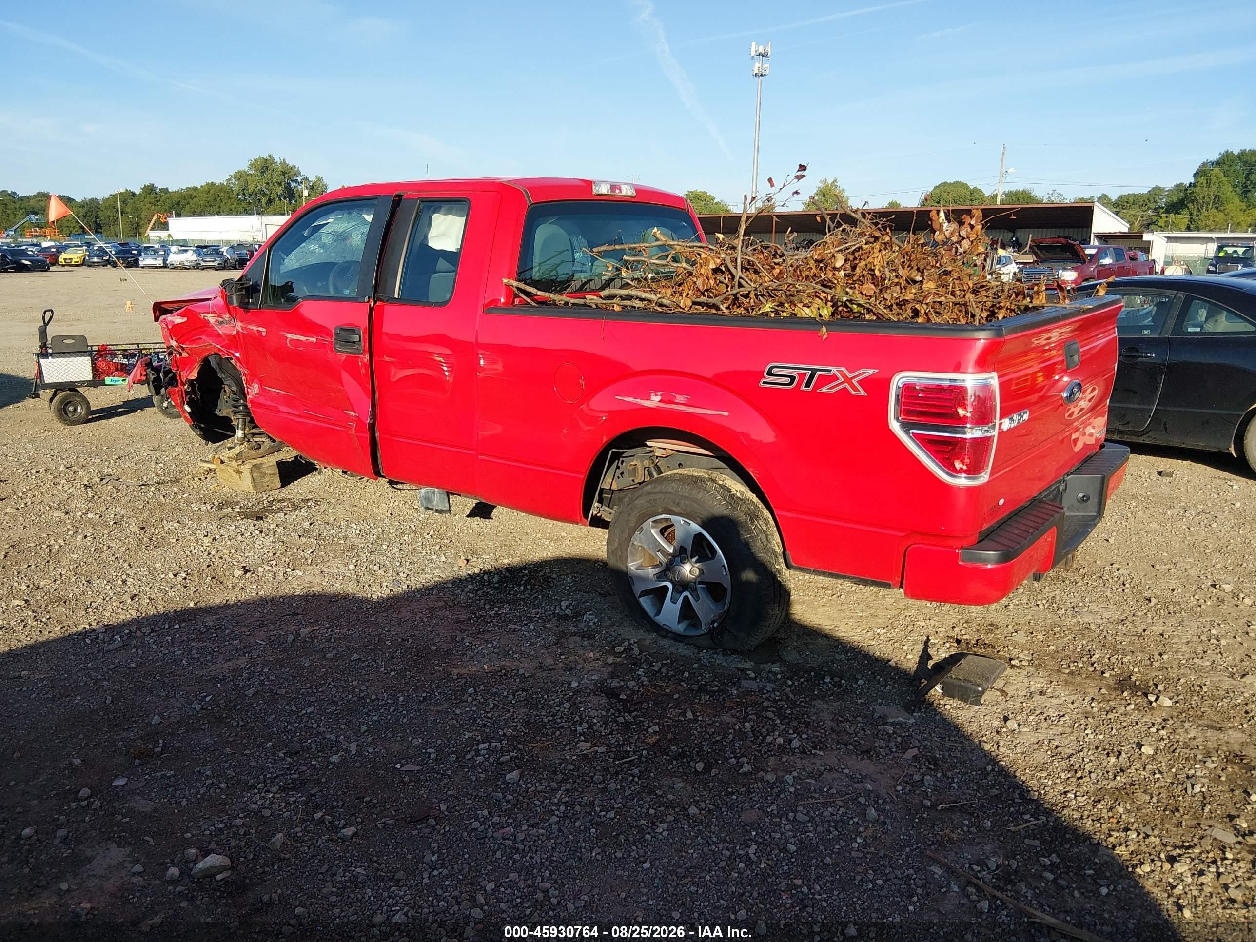2014 Ford F-150 Stx Red vin: 1FTEX1CM0EFB68442