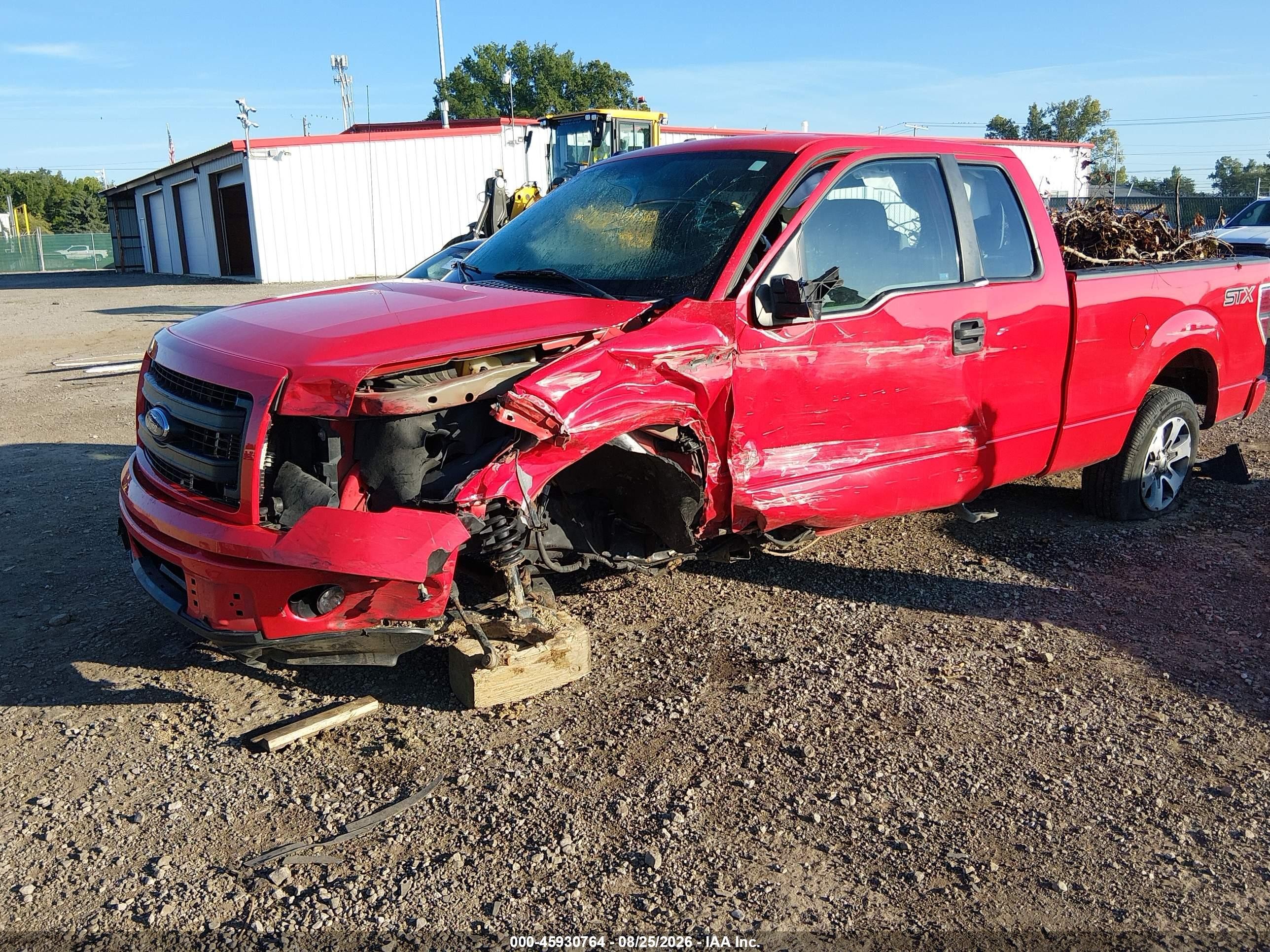 2014 Ford F-150 Stx Red vin: 1FTEX1CM0EFB68442