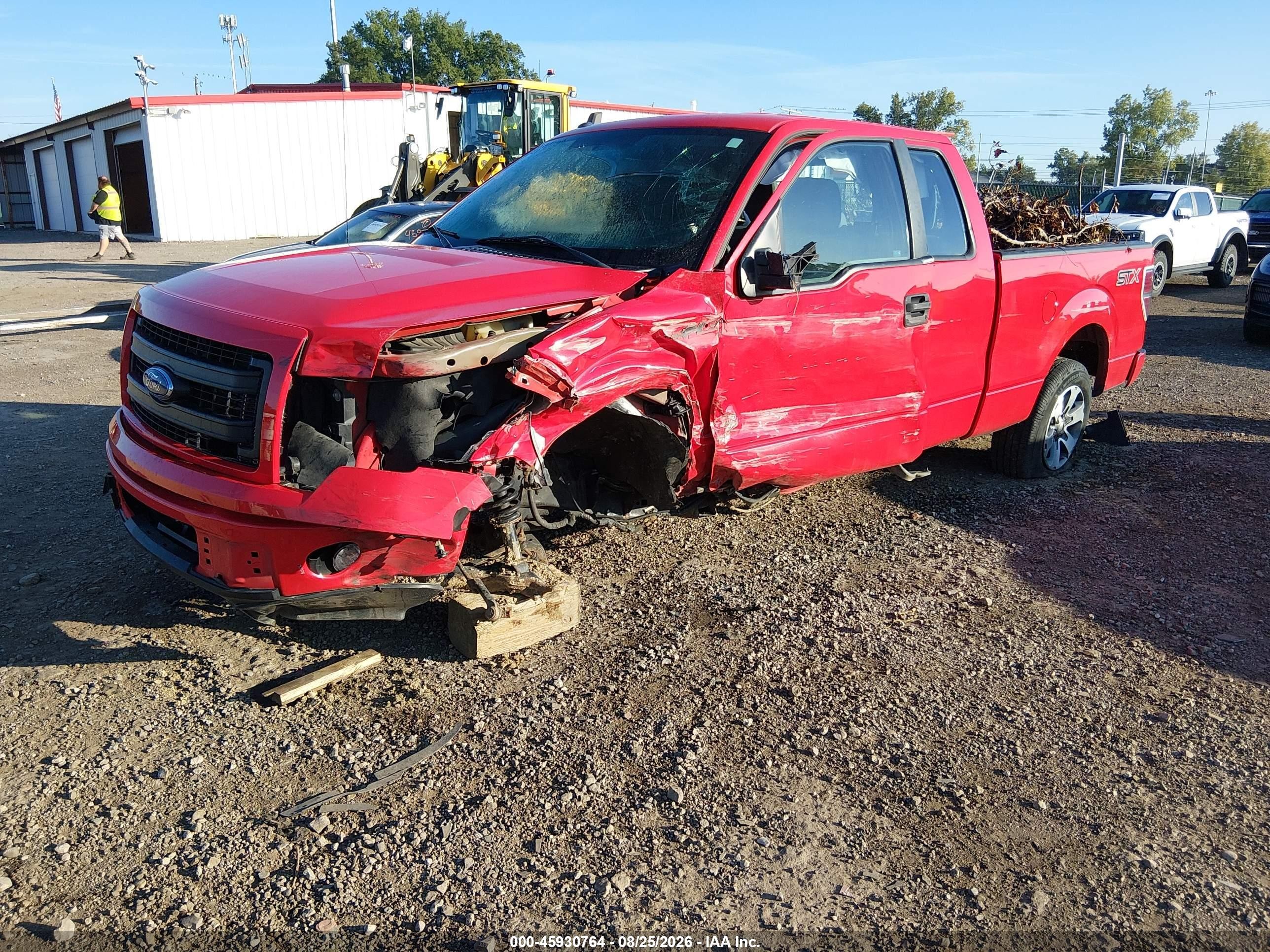 2014 Ford F-150 Stx Red vin: 1FTEX1CM0EFB68442