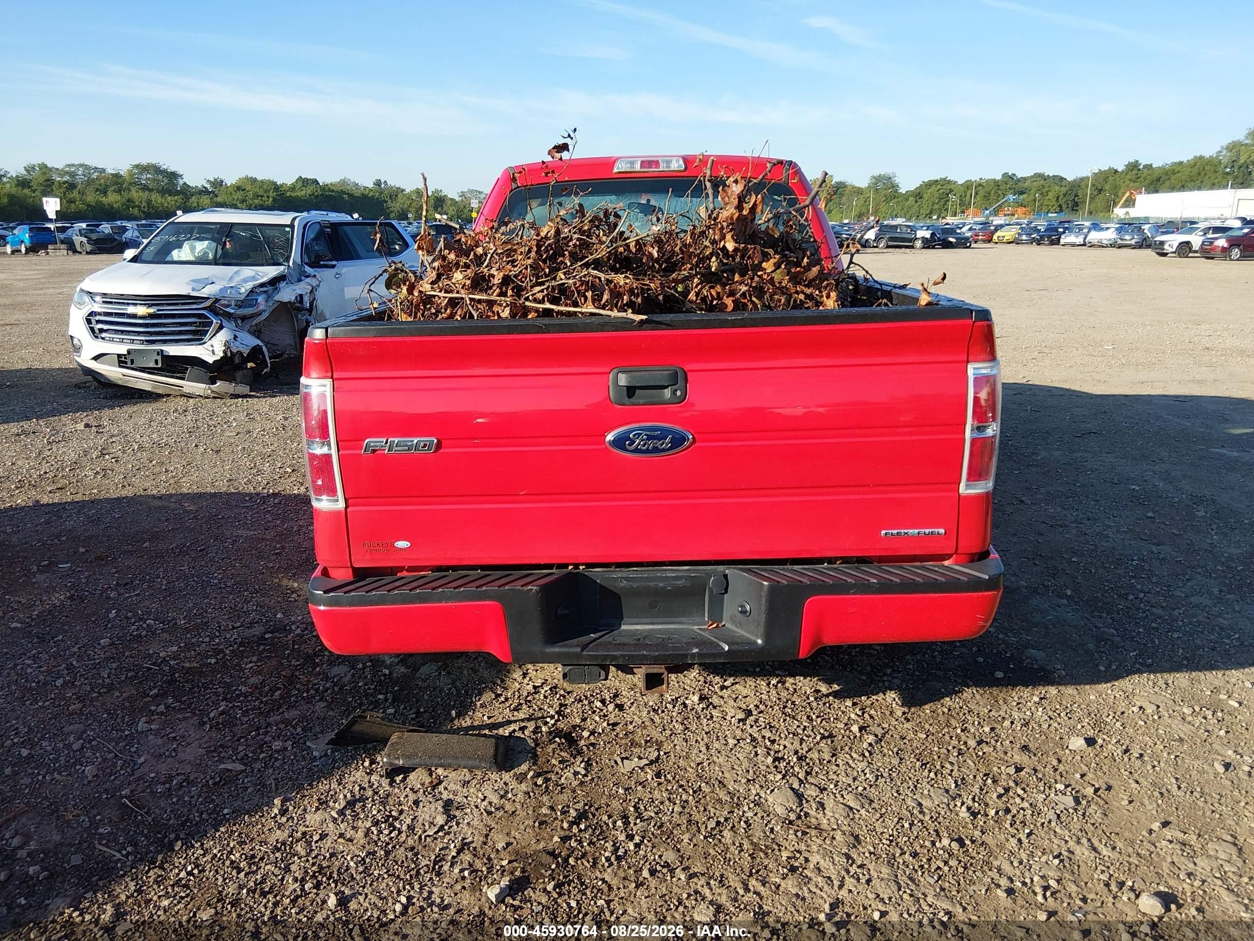 2014 Ford F-150 Stx Red vin: 1FTEX1CM0EFB68442