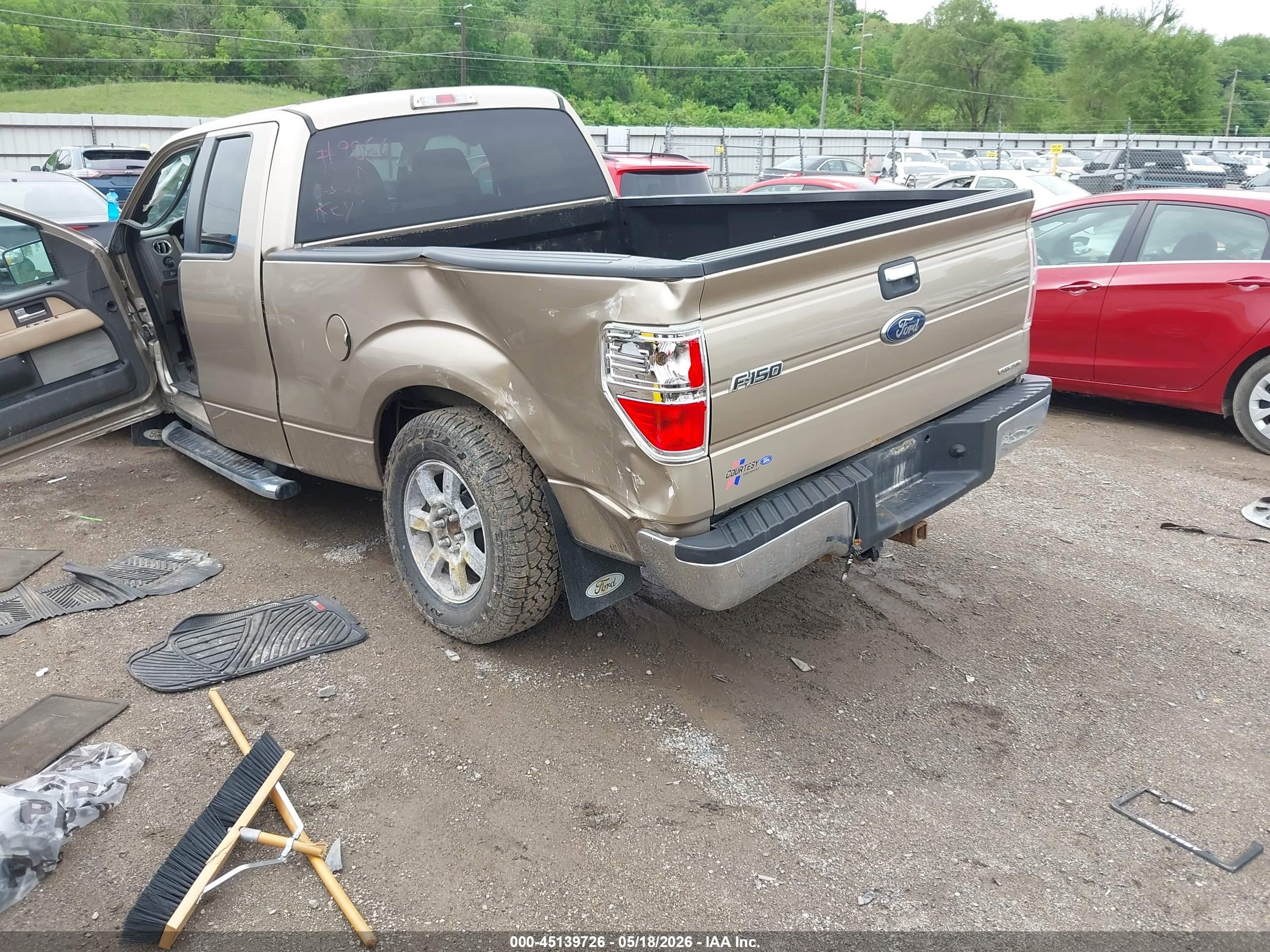 2012 Ford F-150 Xlt Beige vin: 1FTEX1CM1CFA36917
