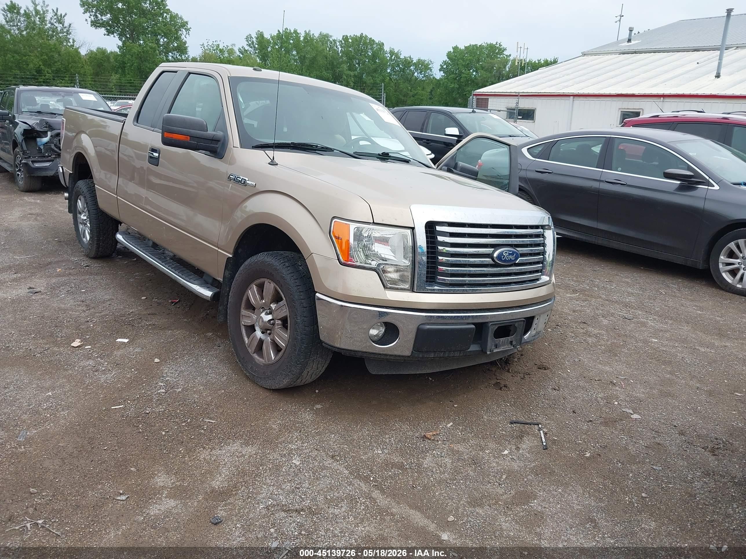2012 Ford F-150 Xlt Beige vin: 1FTEX1CM1CFA36917