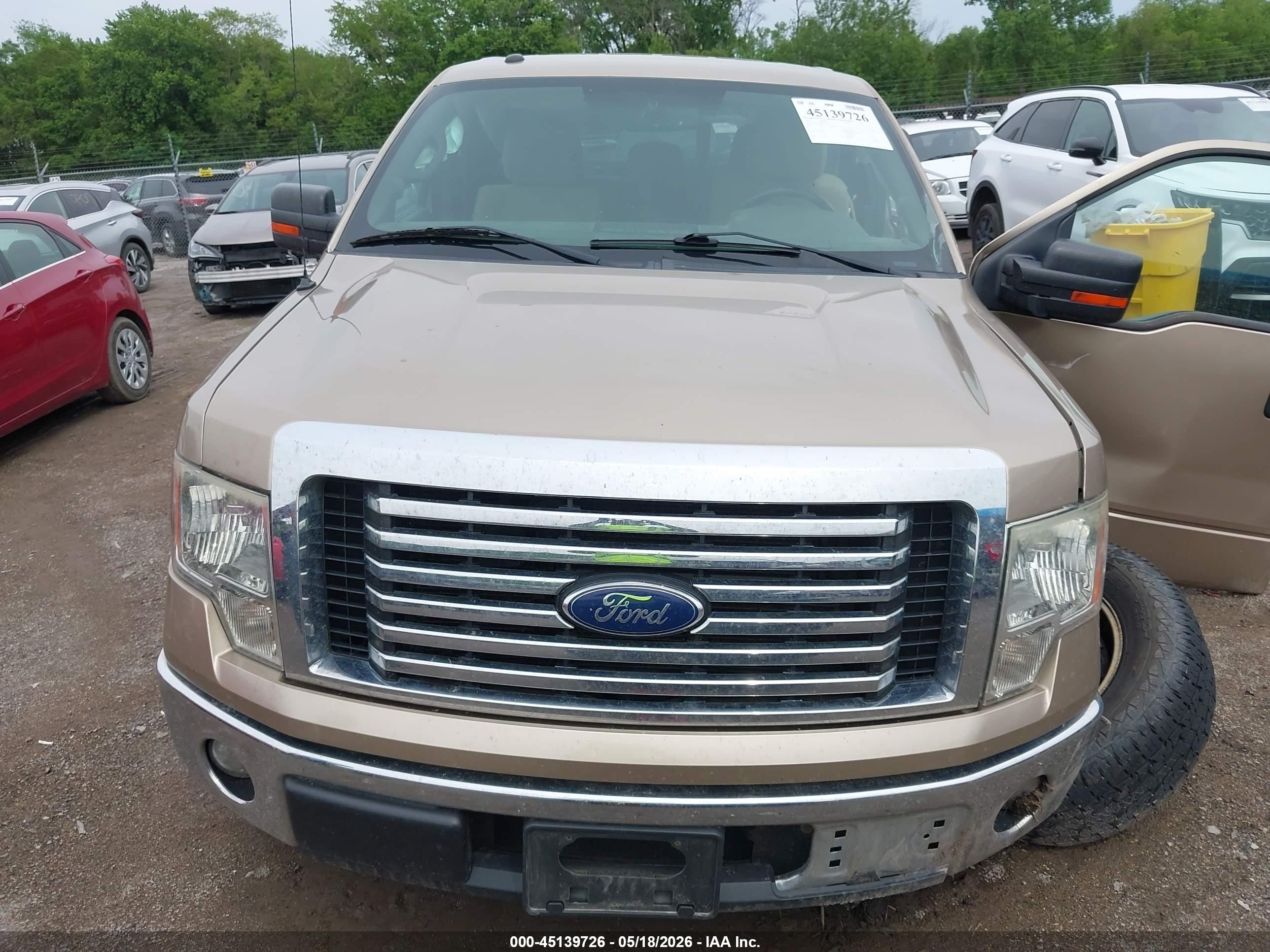 2012 Ford F-150 Xlt Beige vin: 1FTEX1CM1CFA36917