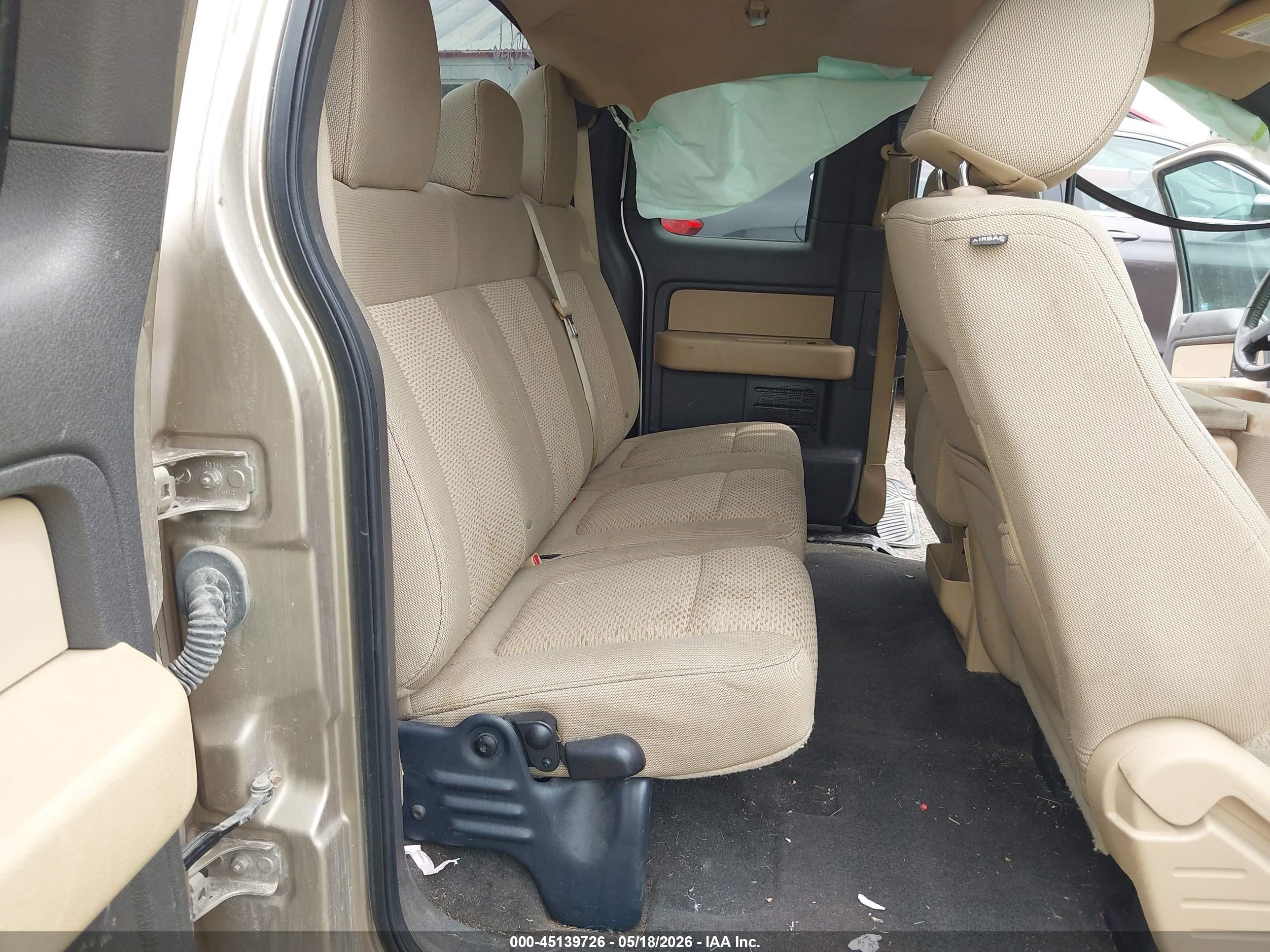 2012 Ford F-150 Xlt Beige vin: 1FTEX1CM1CFA36917