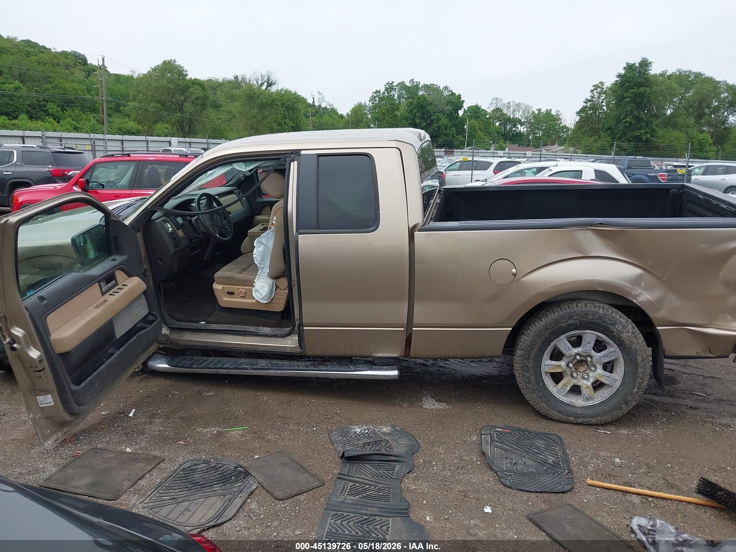 2012 Ford F-150 Xlt Beige vin: 1FTEX1CM1CFA36917