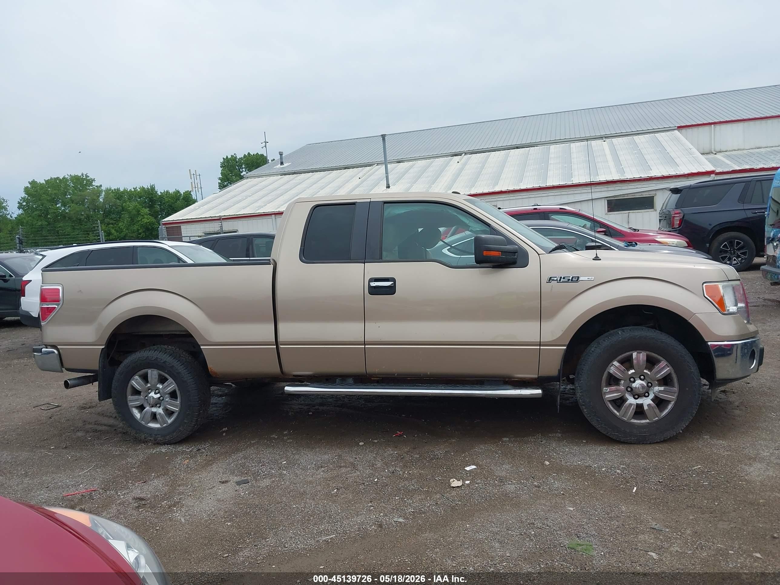 2012 Ford F-150 Xlt Beige vin: 1FTEX1CM1CFA36917