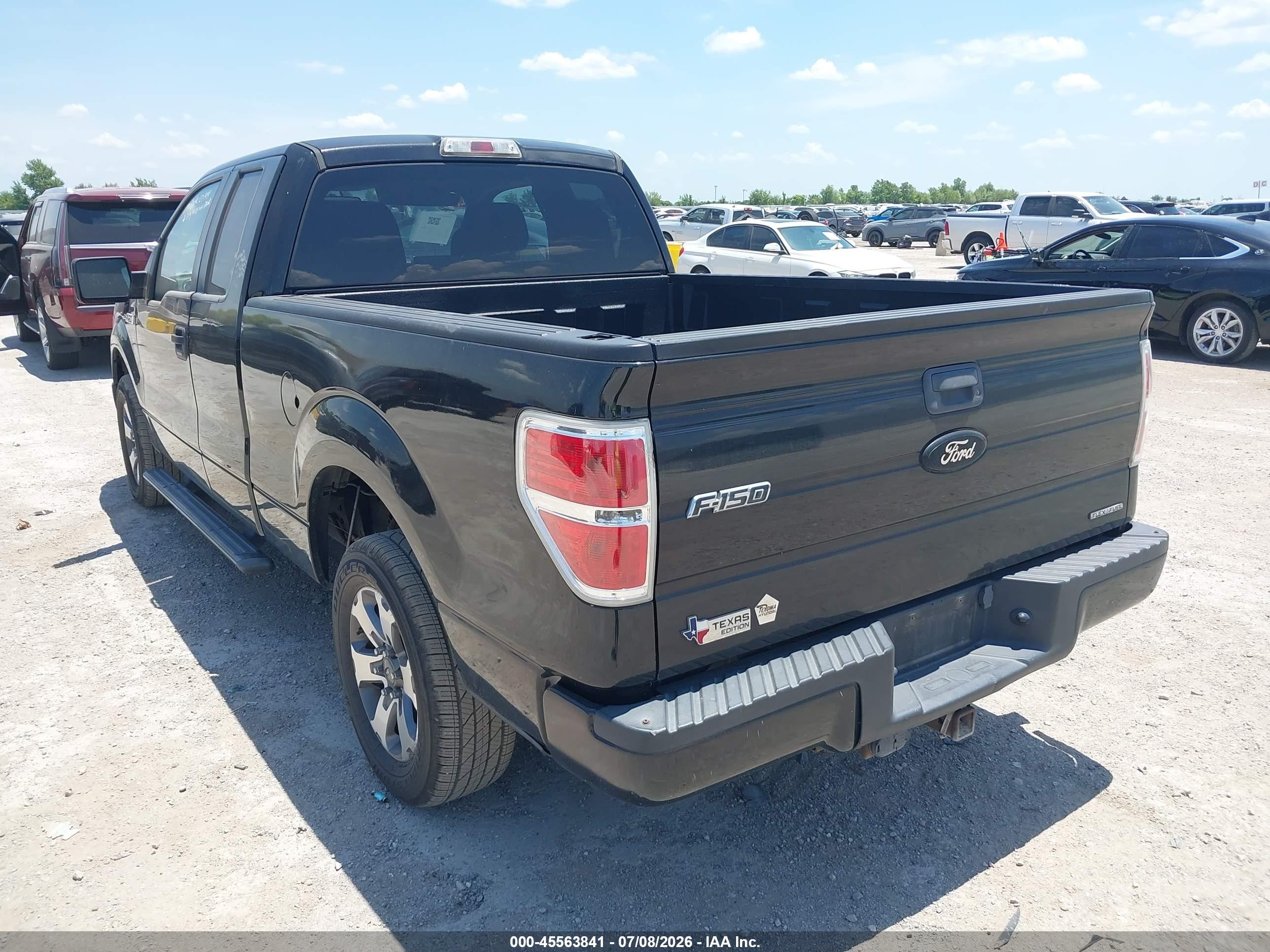 2012 Ford F-150 Xlt Black vin: 1FTEX1CM1CFB13656