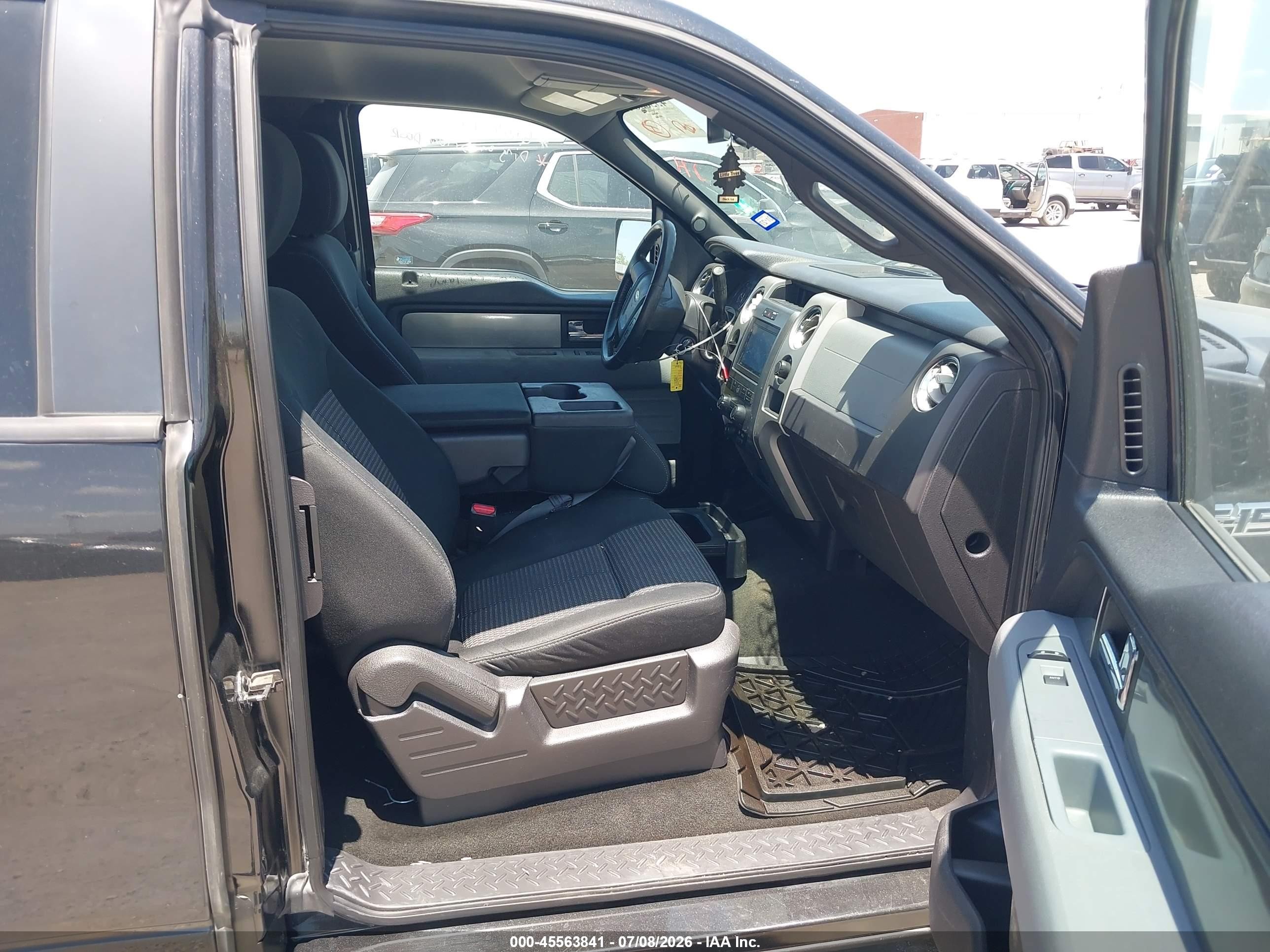 2012 Ford F-150 Xlt Black vin: 1FTEX1CM1CFB13656