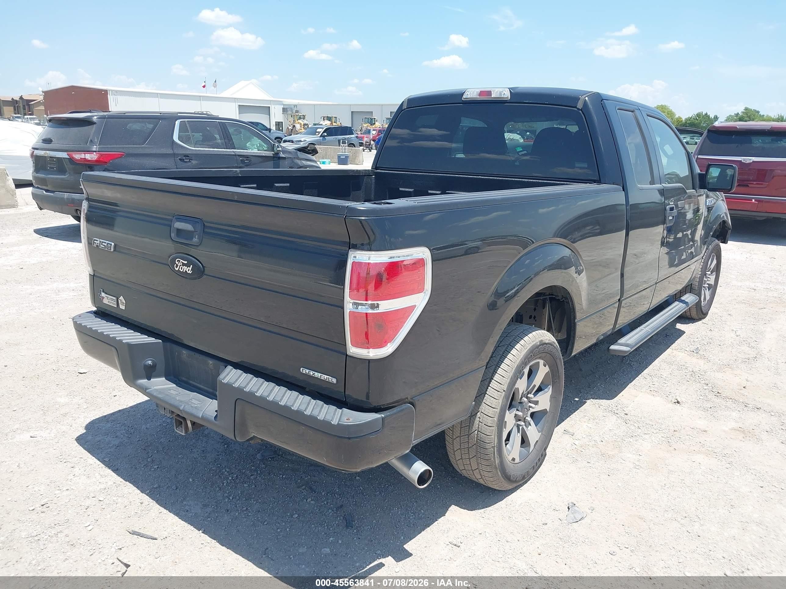 2012 Ford F-150 Xlt Black vin: 1FTEX1CM1CFB13656