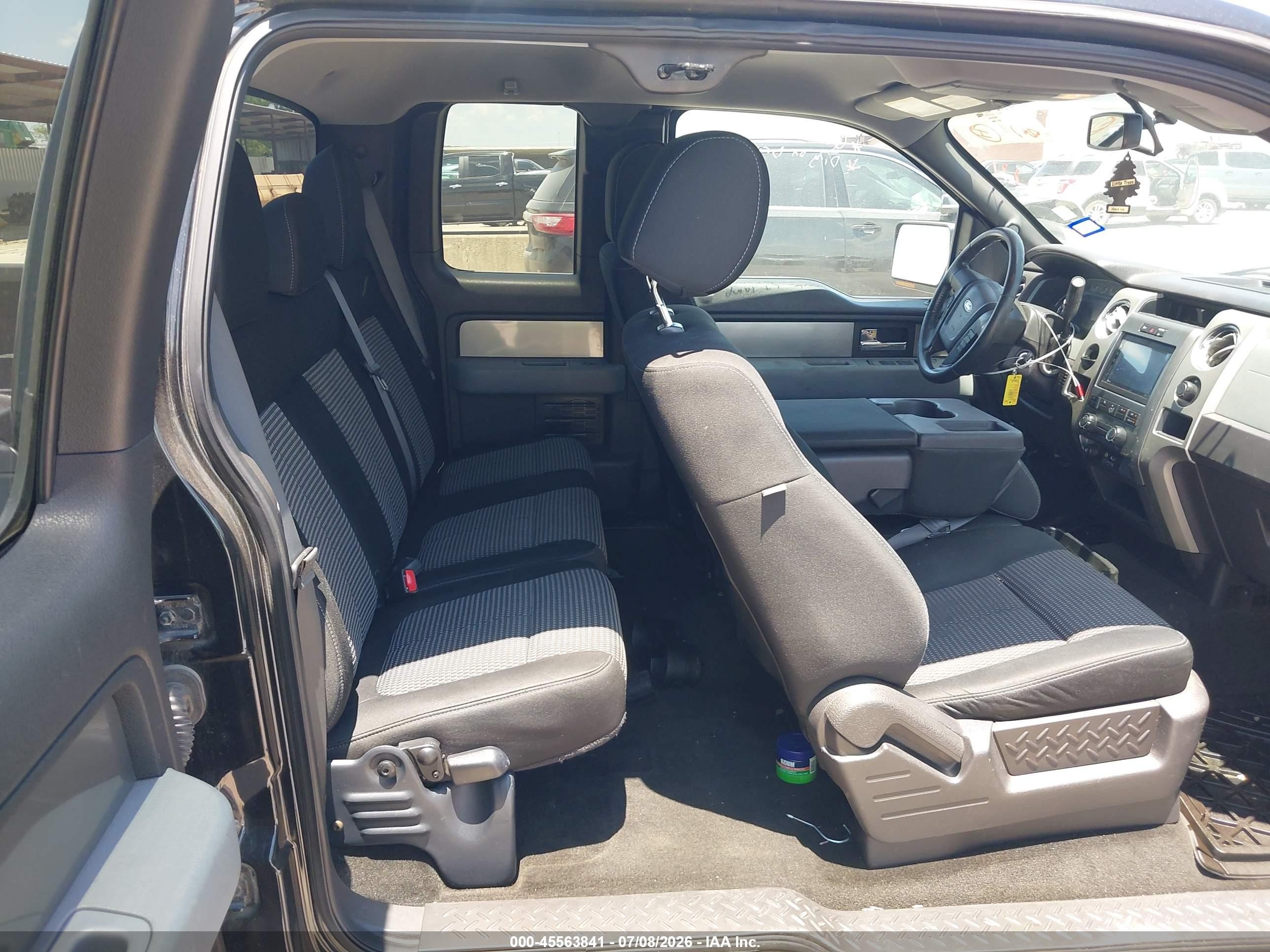 2012 Ford F-150 Xlt Black vin: 1FTEX1CM1CFB13656