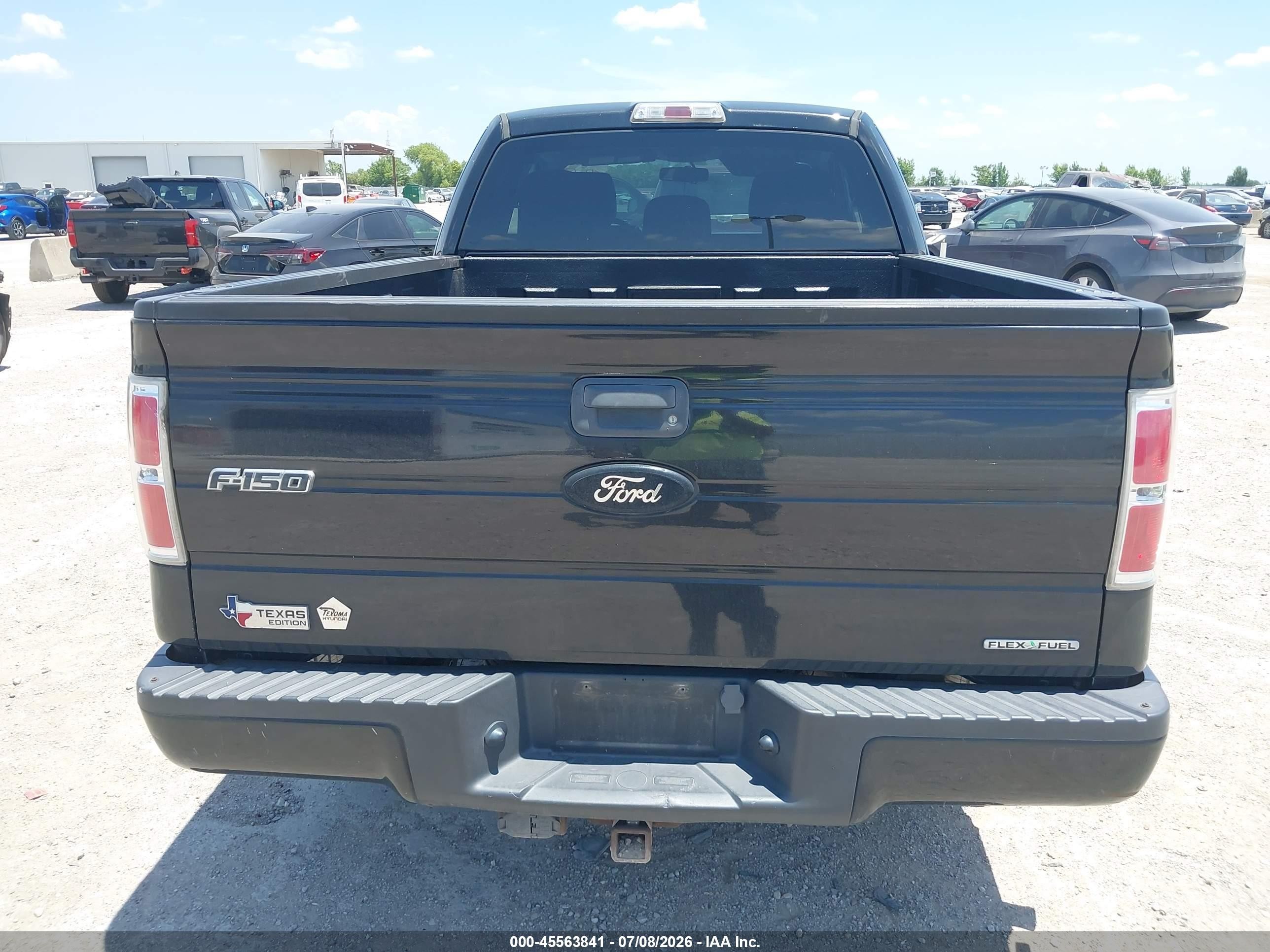2012 Ford F-150 Xlt Black vin: 1FTEX1CM1CFB13656