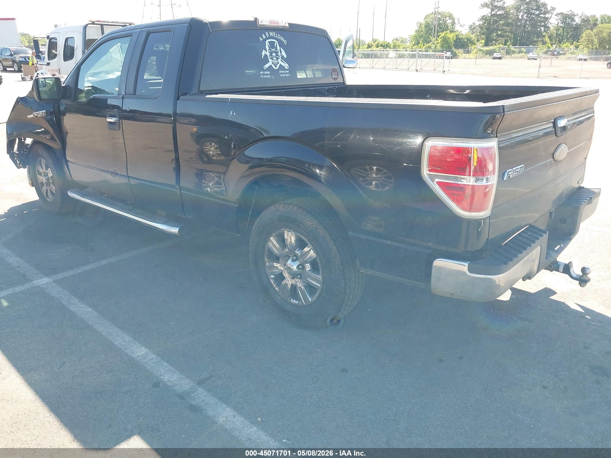 2012 Ford F-150 Xlt Black vin: 1FTEX1CM1CFB21241