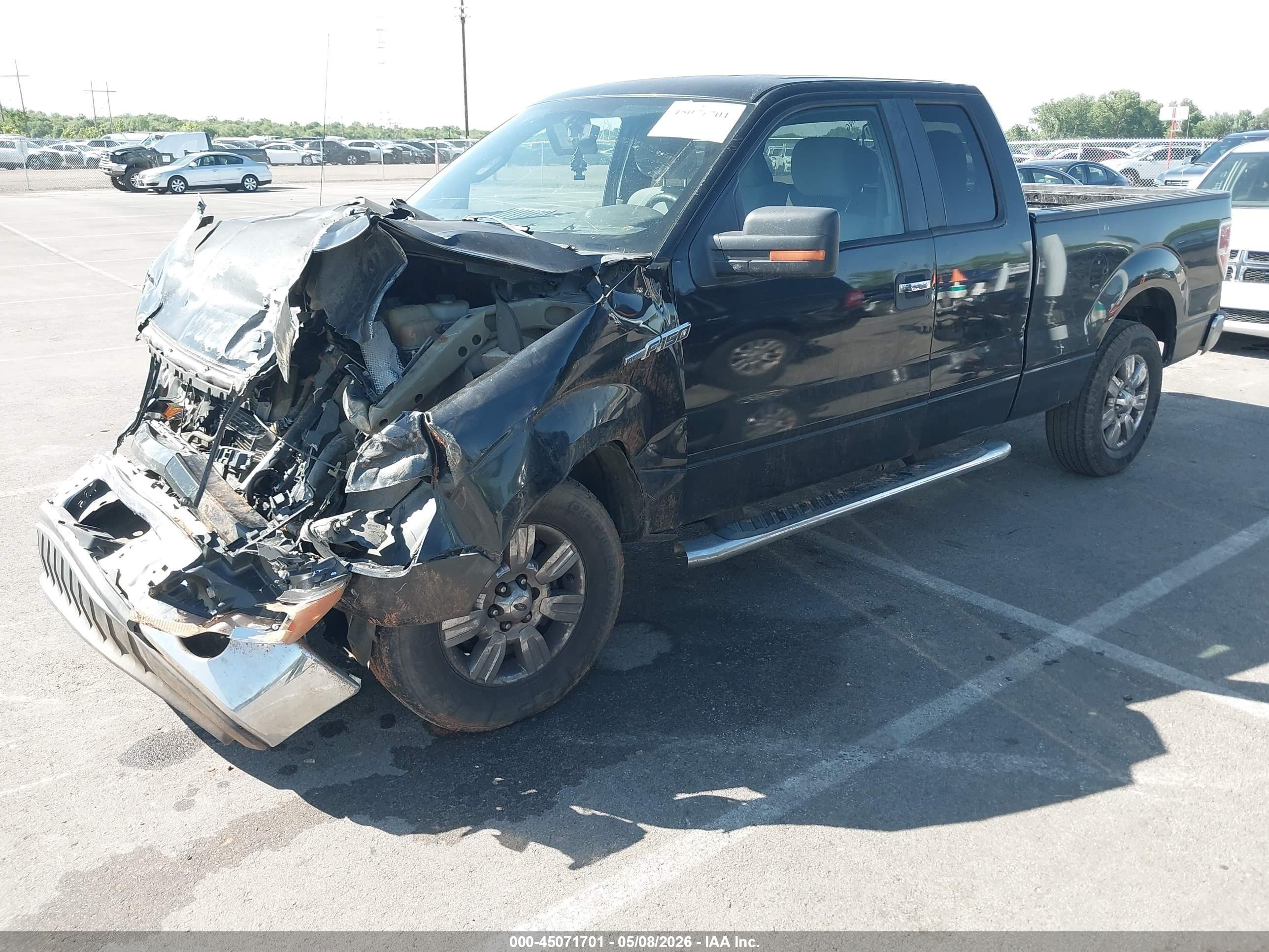 2012 Ford F-150 Xlt Black vin: 1FTEX1CM1CFB21241