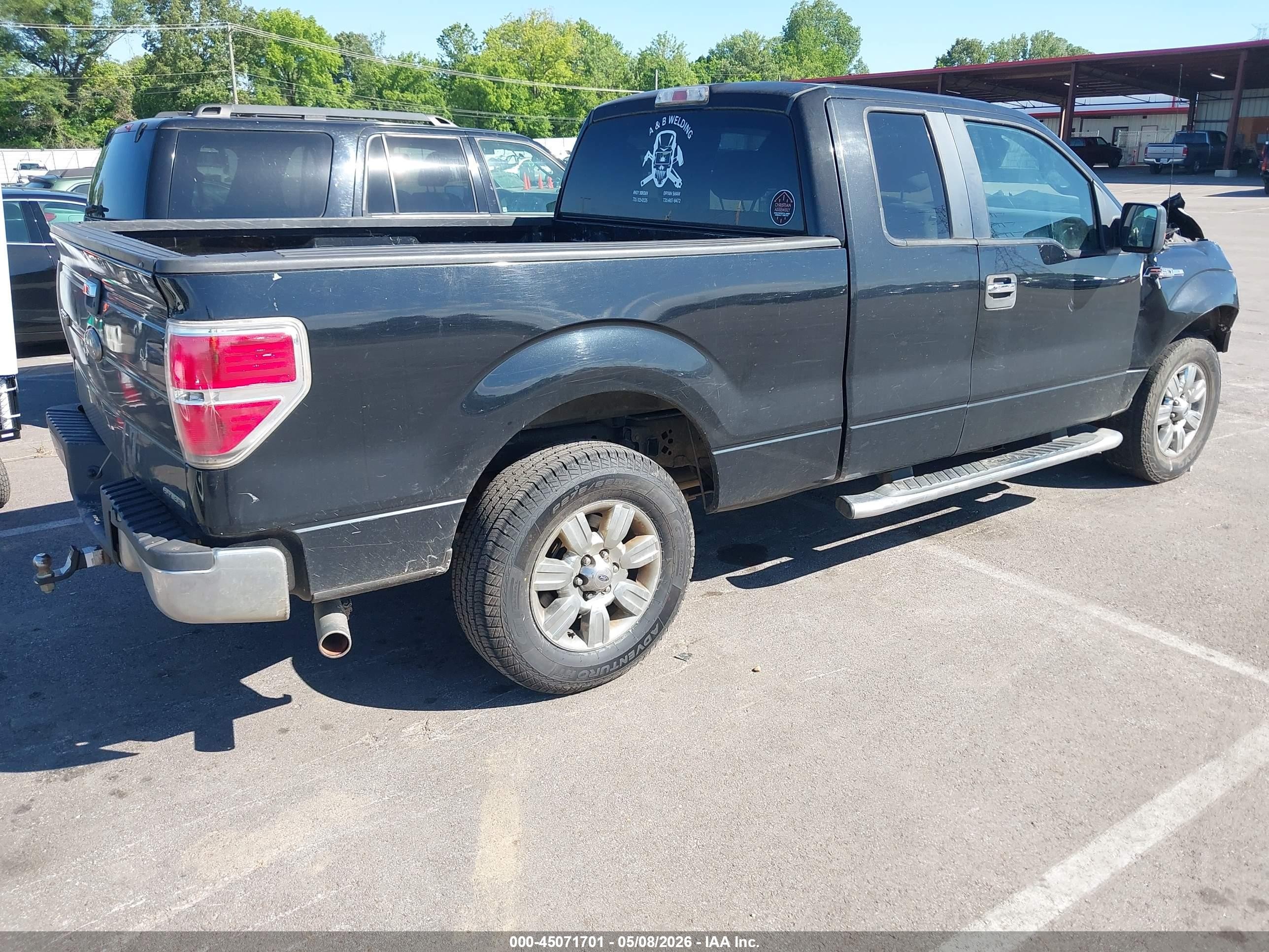 2012 Ford F-150 Xlt Black vin: 1FTEX1CM1CFB21241