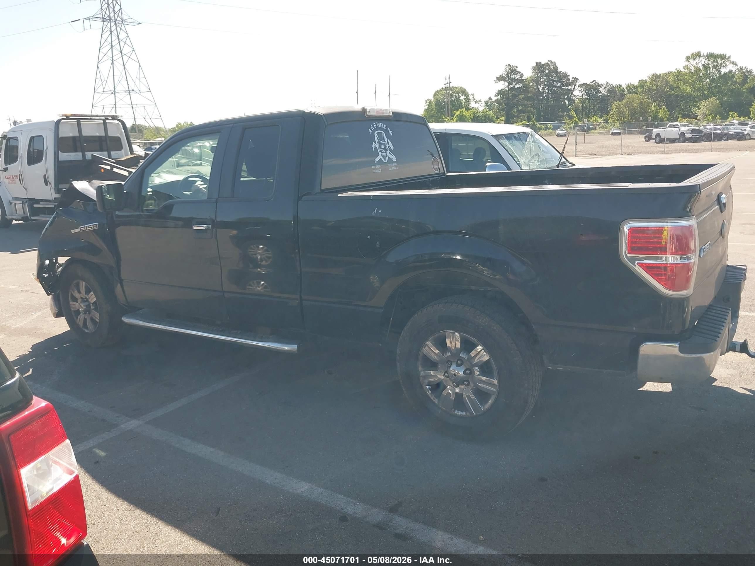 2012 Ford F-150 Xlt Black vin: 1FTEX1CM1CFB21241